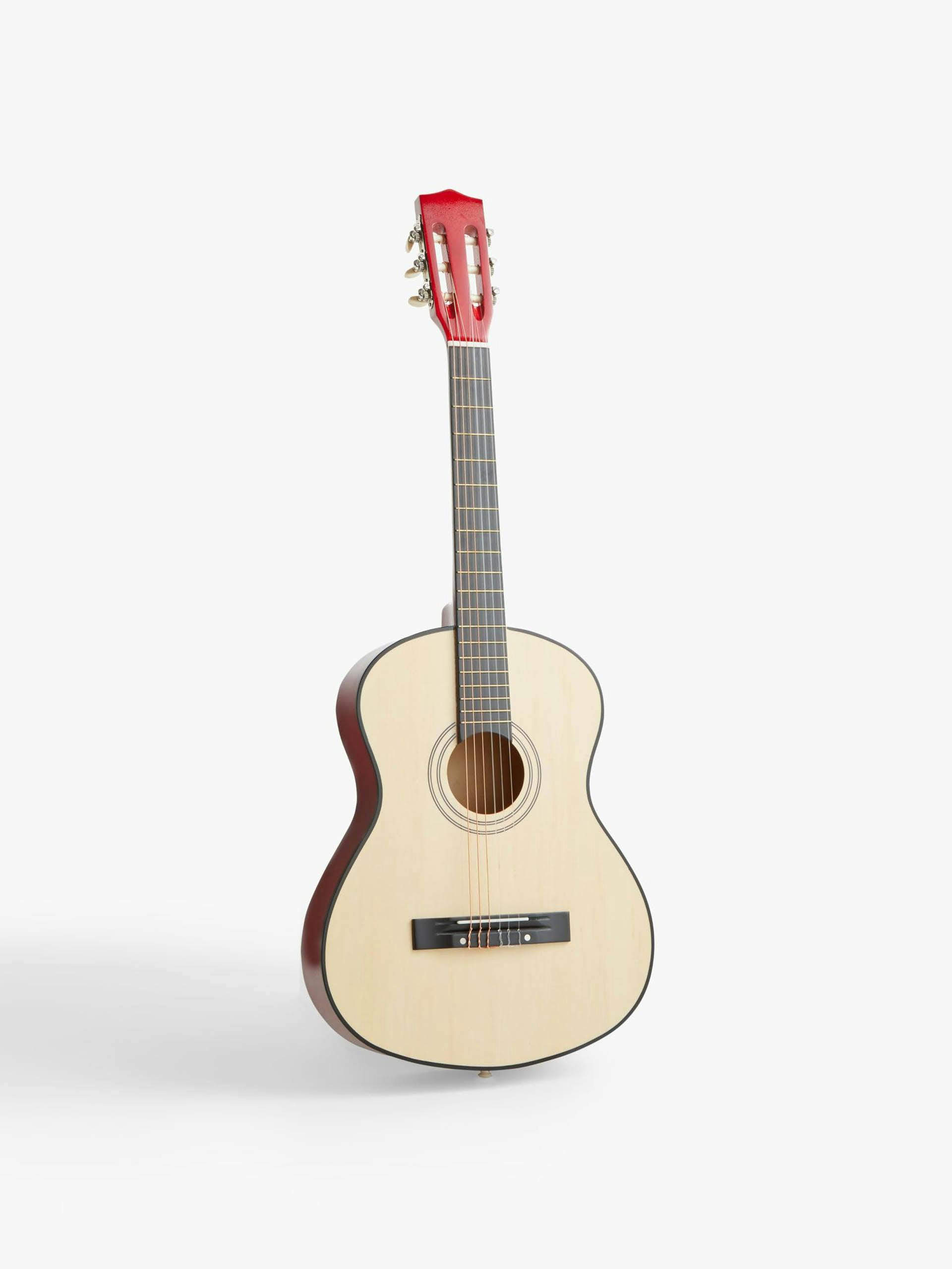 Wooden acoustic guitar