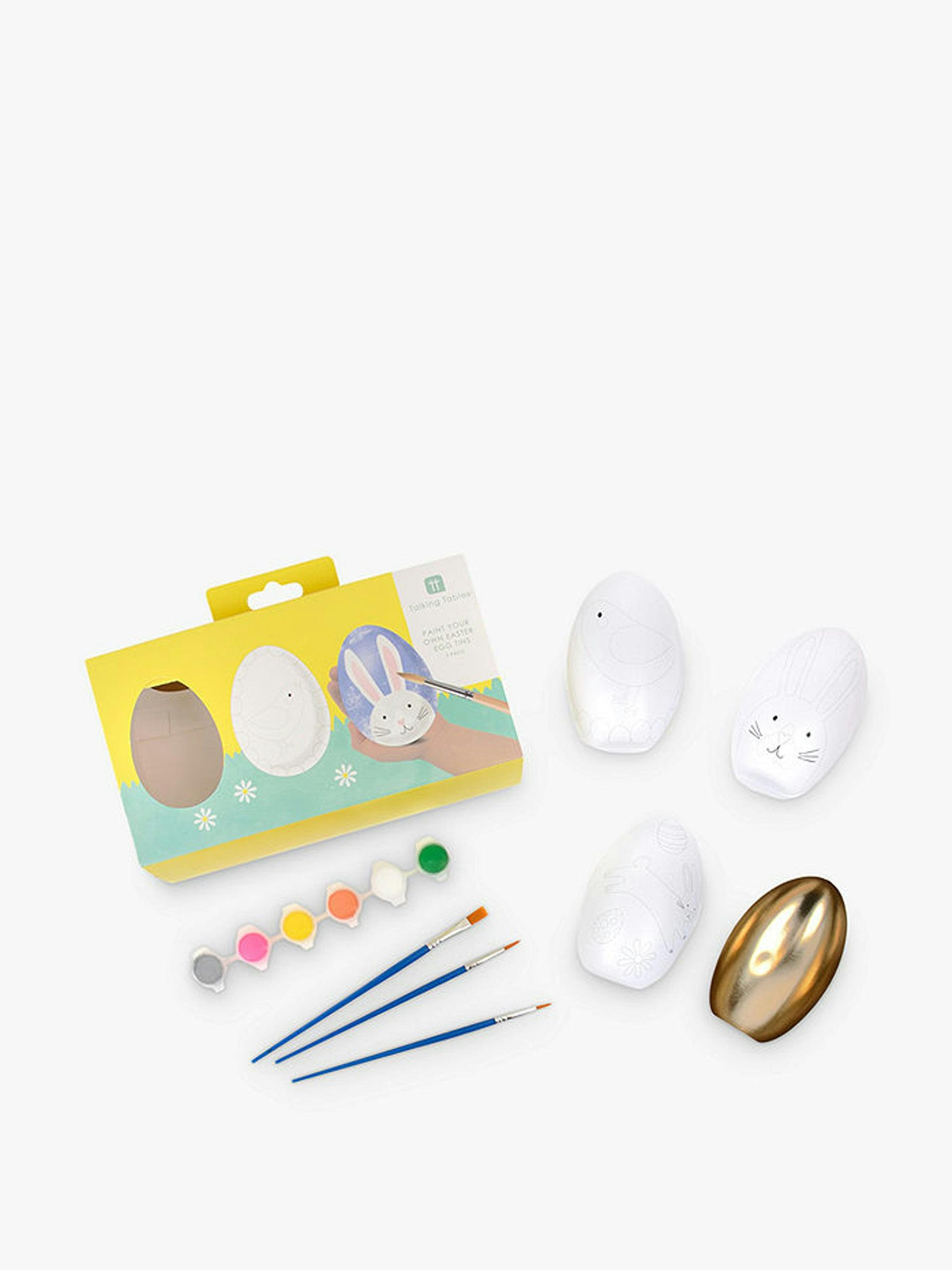 Paint your own tin Easter eggs kit