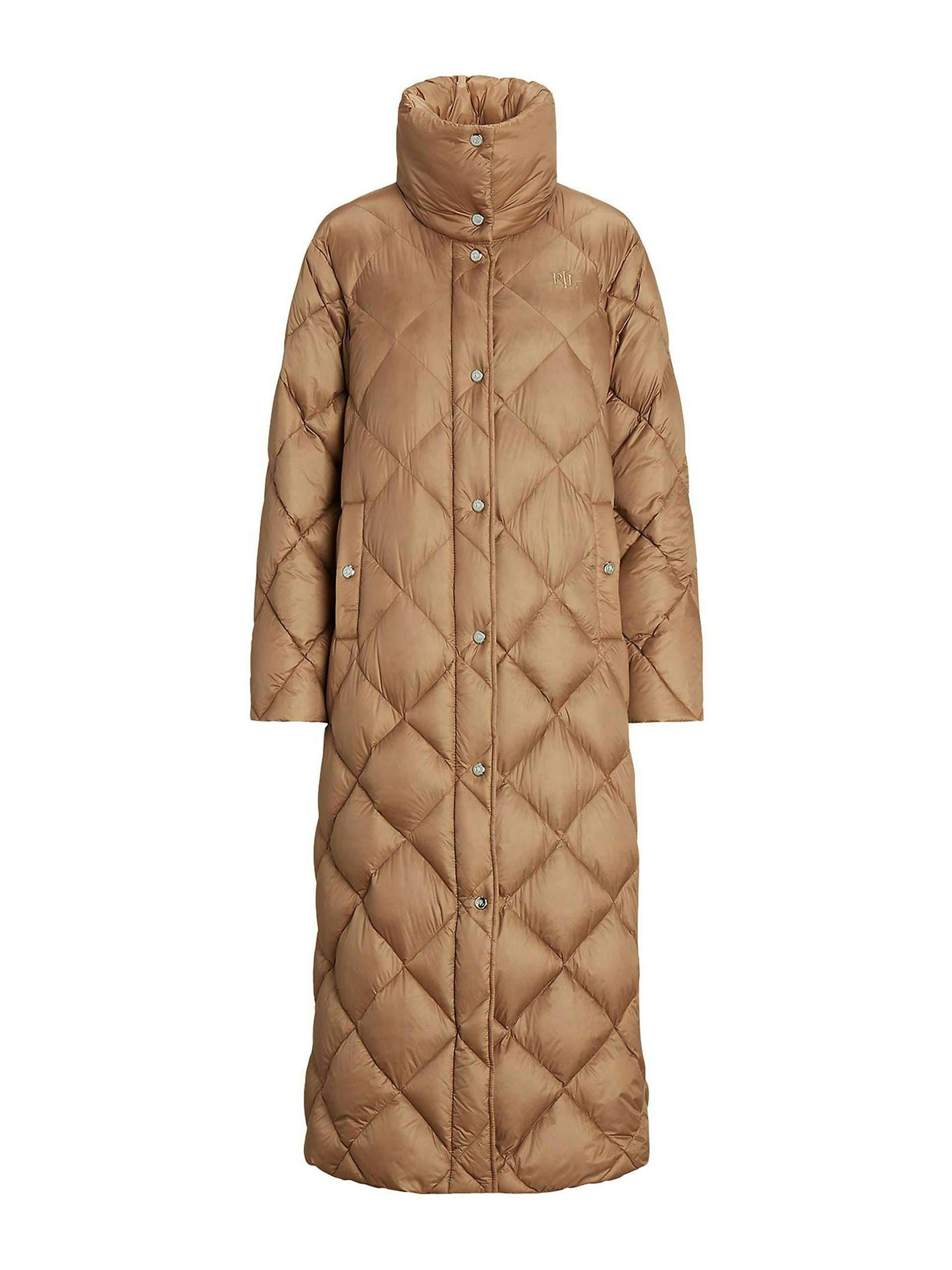 Maxi coat in classic camel