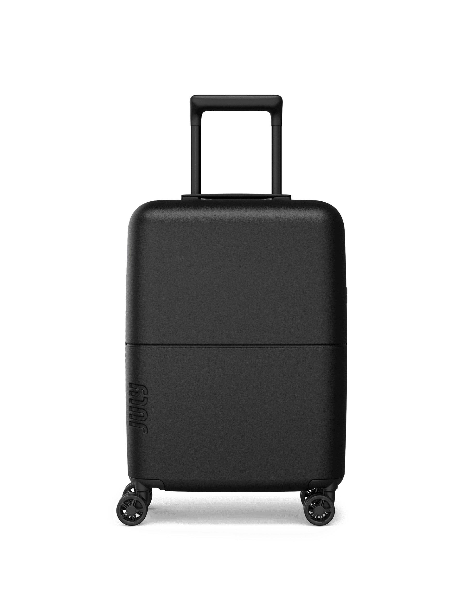 Charcoal carry-on suitcase