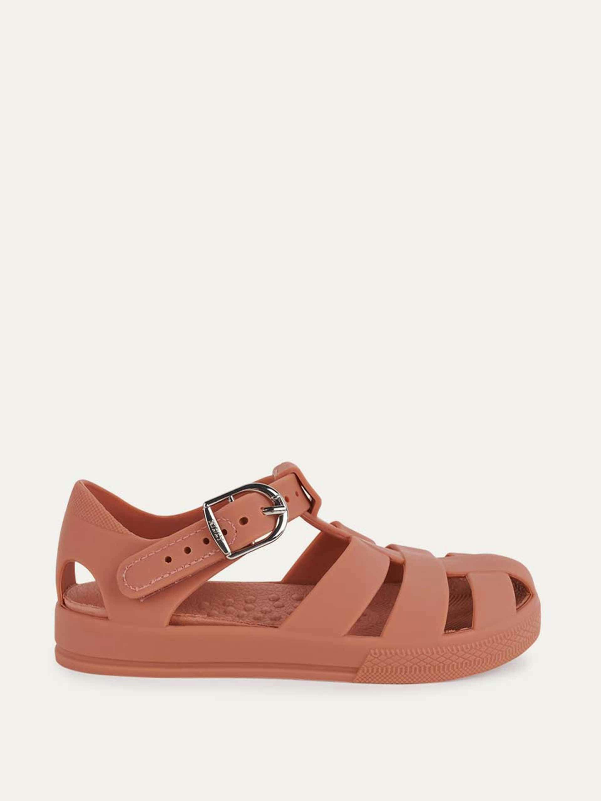 Terracotta jelly sandals