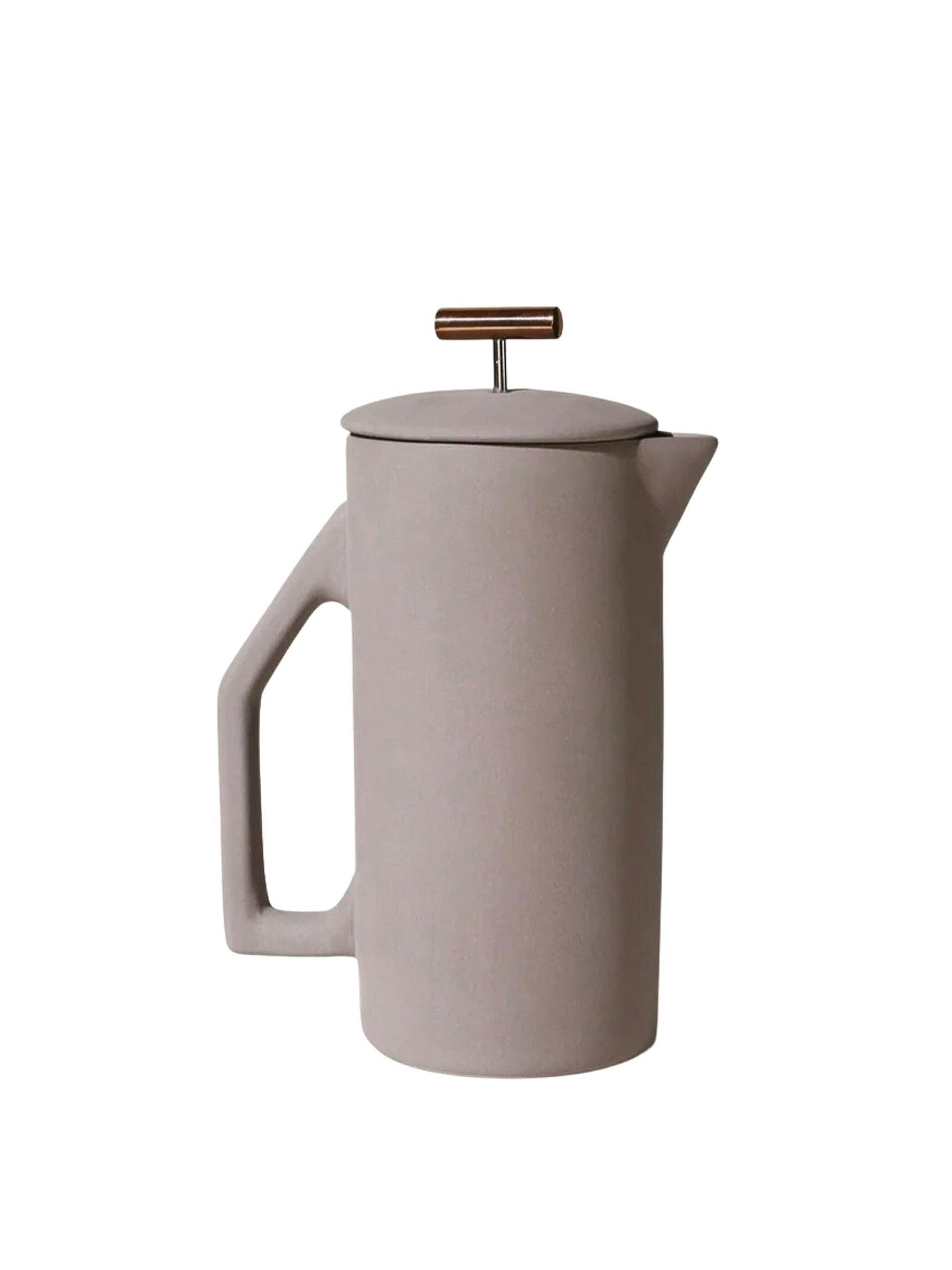 Yield grey ceramic french press