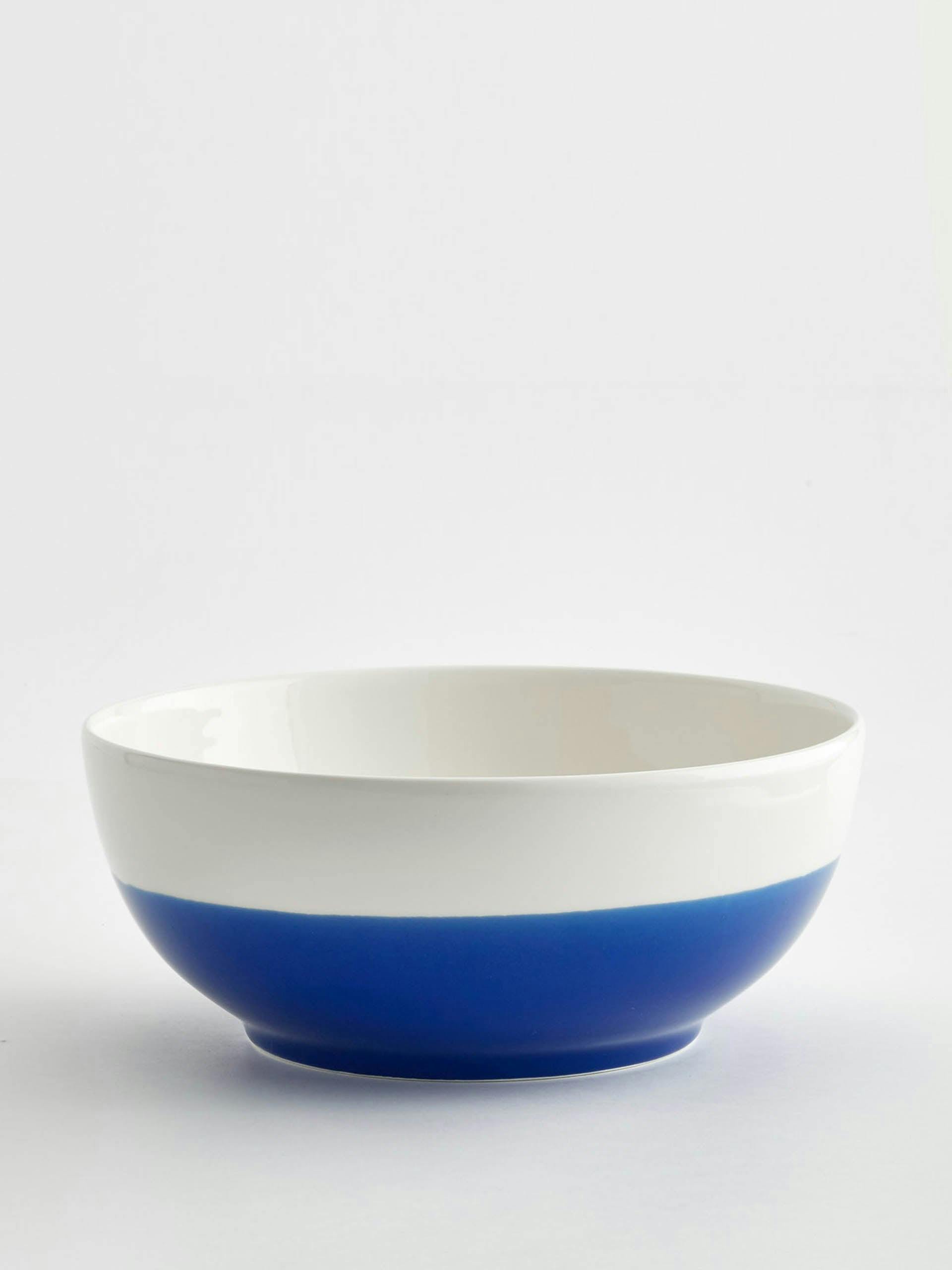 Zalato two-tone ceramic salad bowl