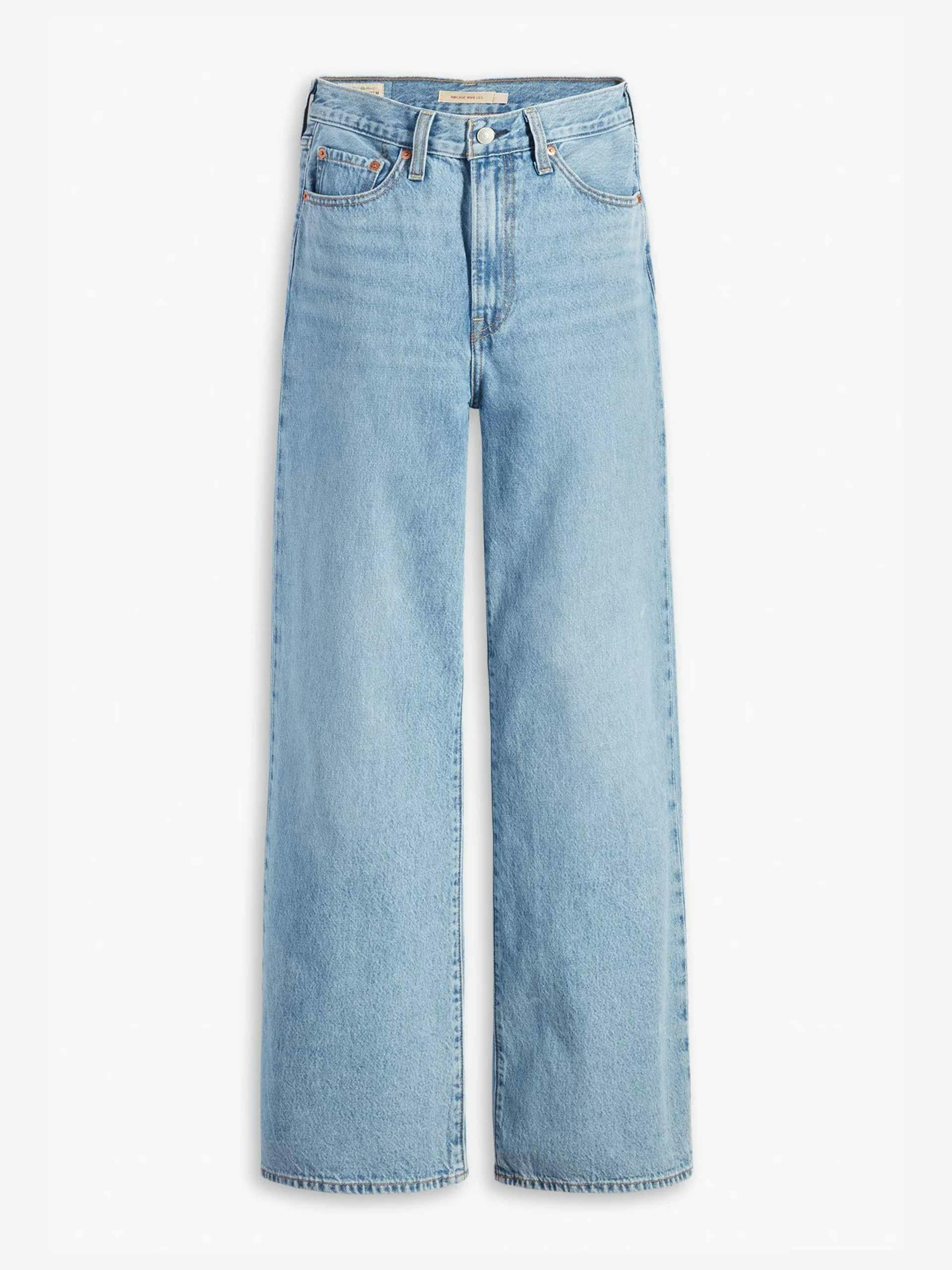 Ribcage wide leg jeans