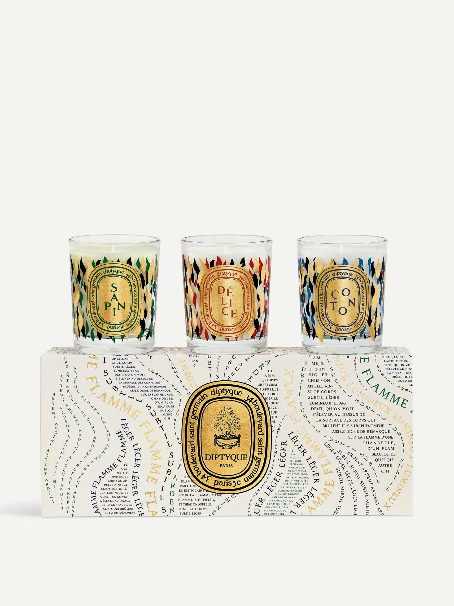 Scented candles (set of 3)