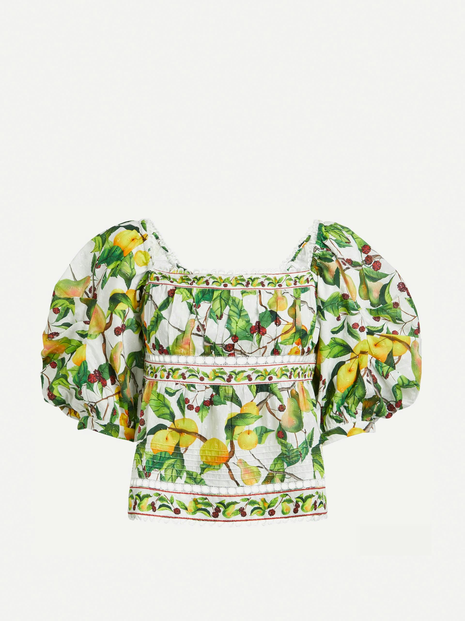 Fruit orchard blouse