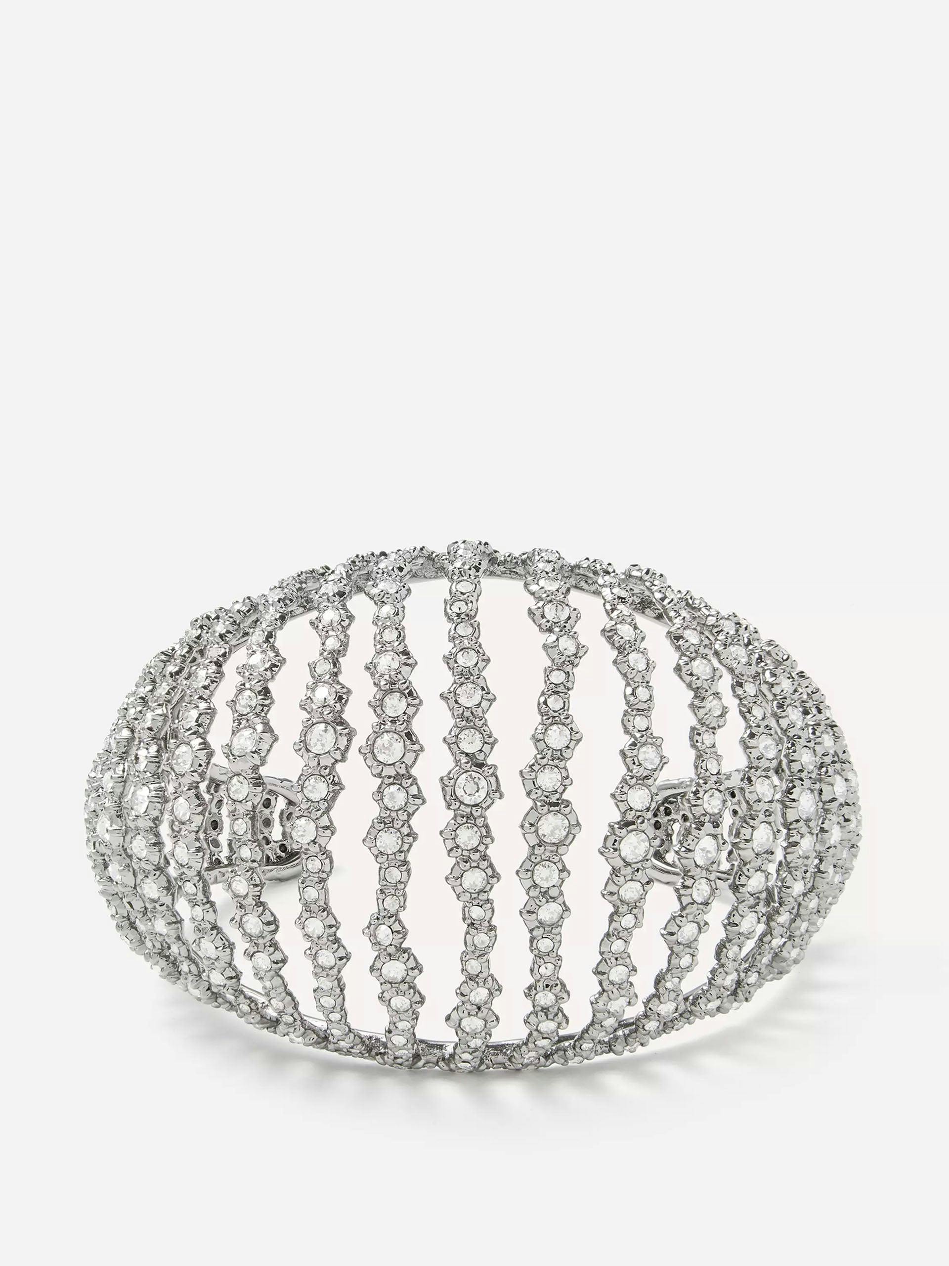 Crystal cuff bracelet