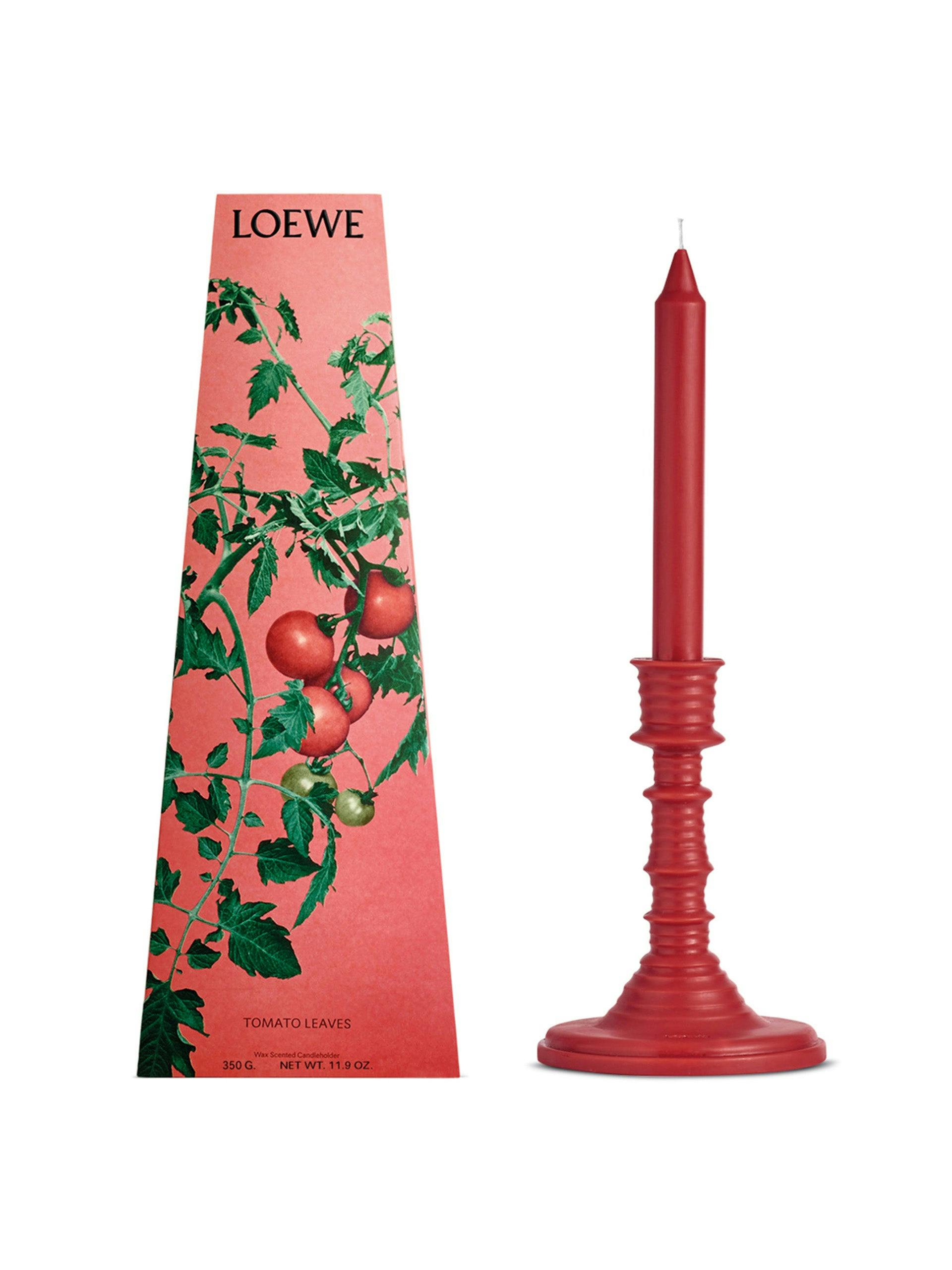 Tomato Leaves wax candlestick