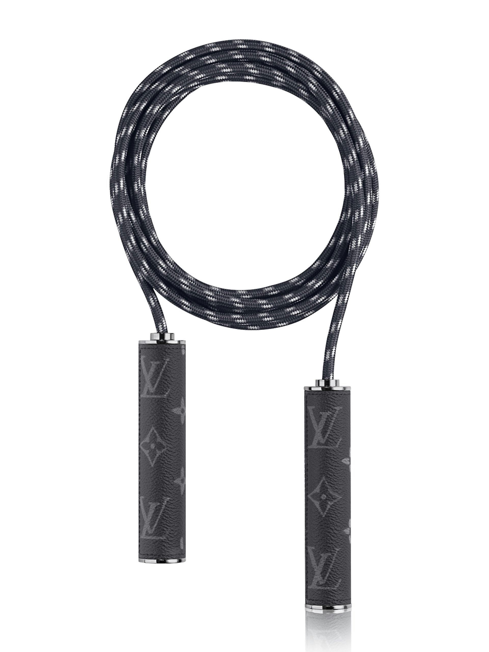 Leather stand jump rope