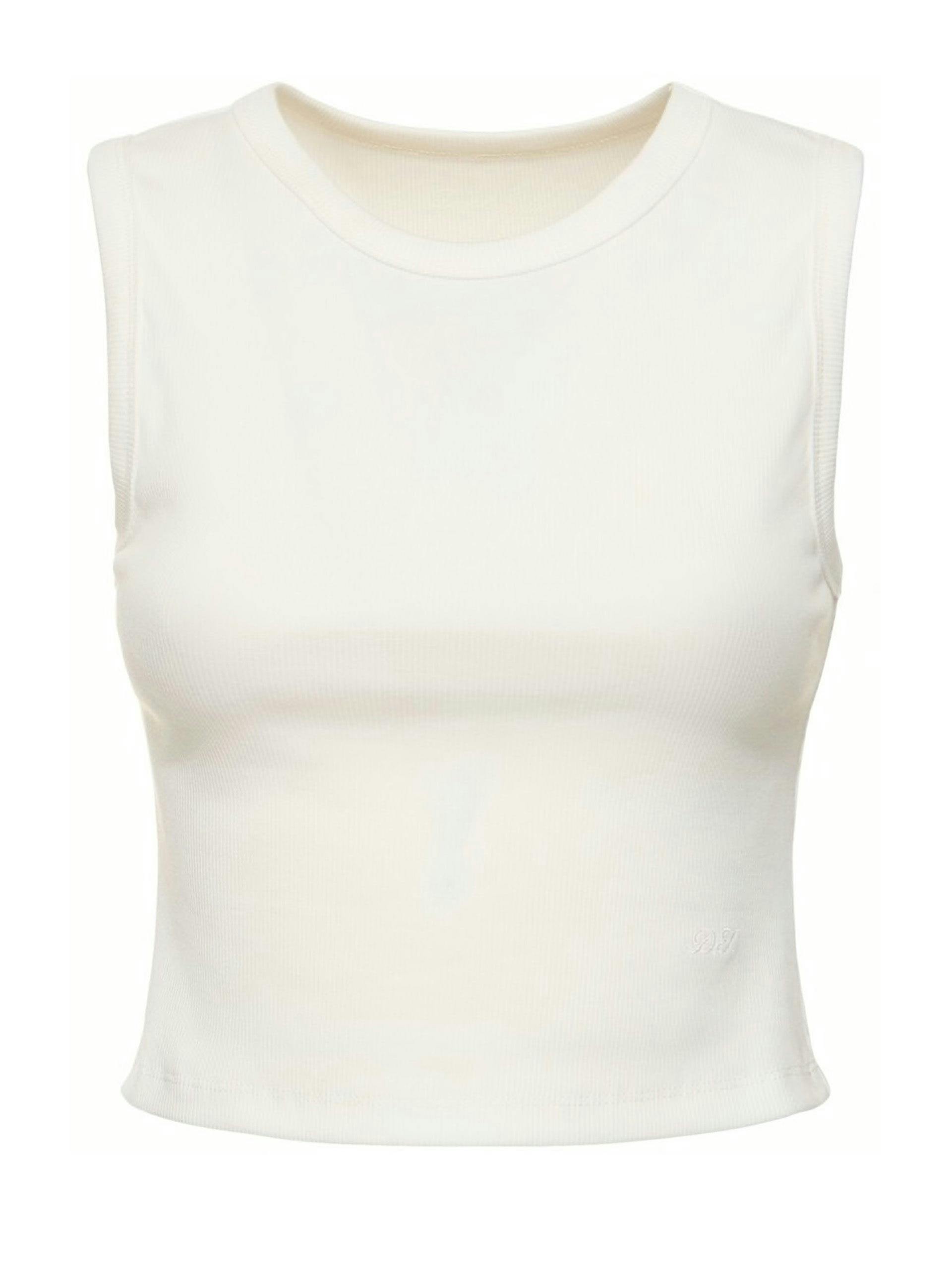 Essential cropped tank top