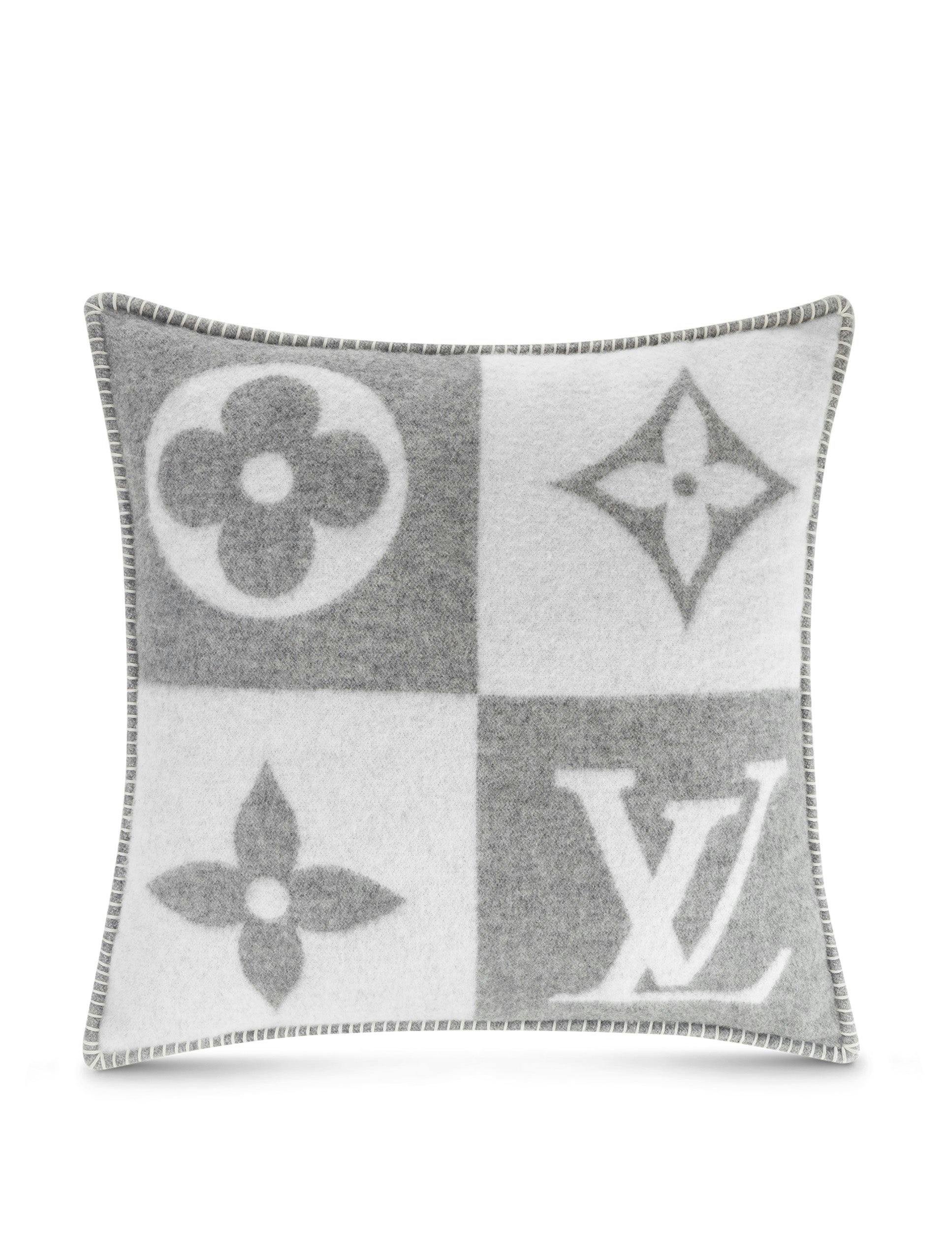 LV Checkmate grey cushion
