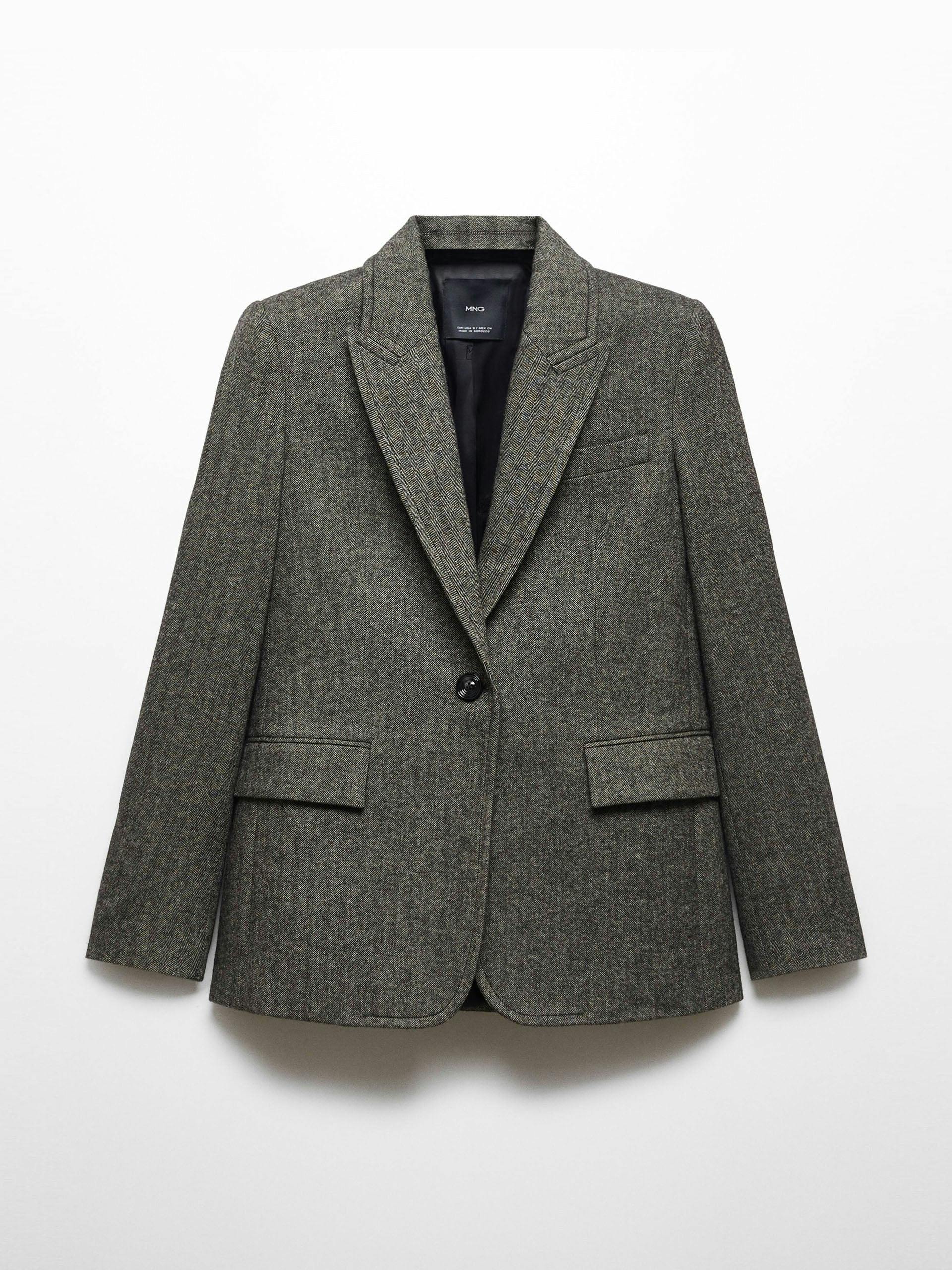 Wool suit blazer