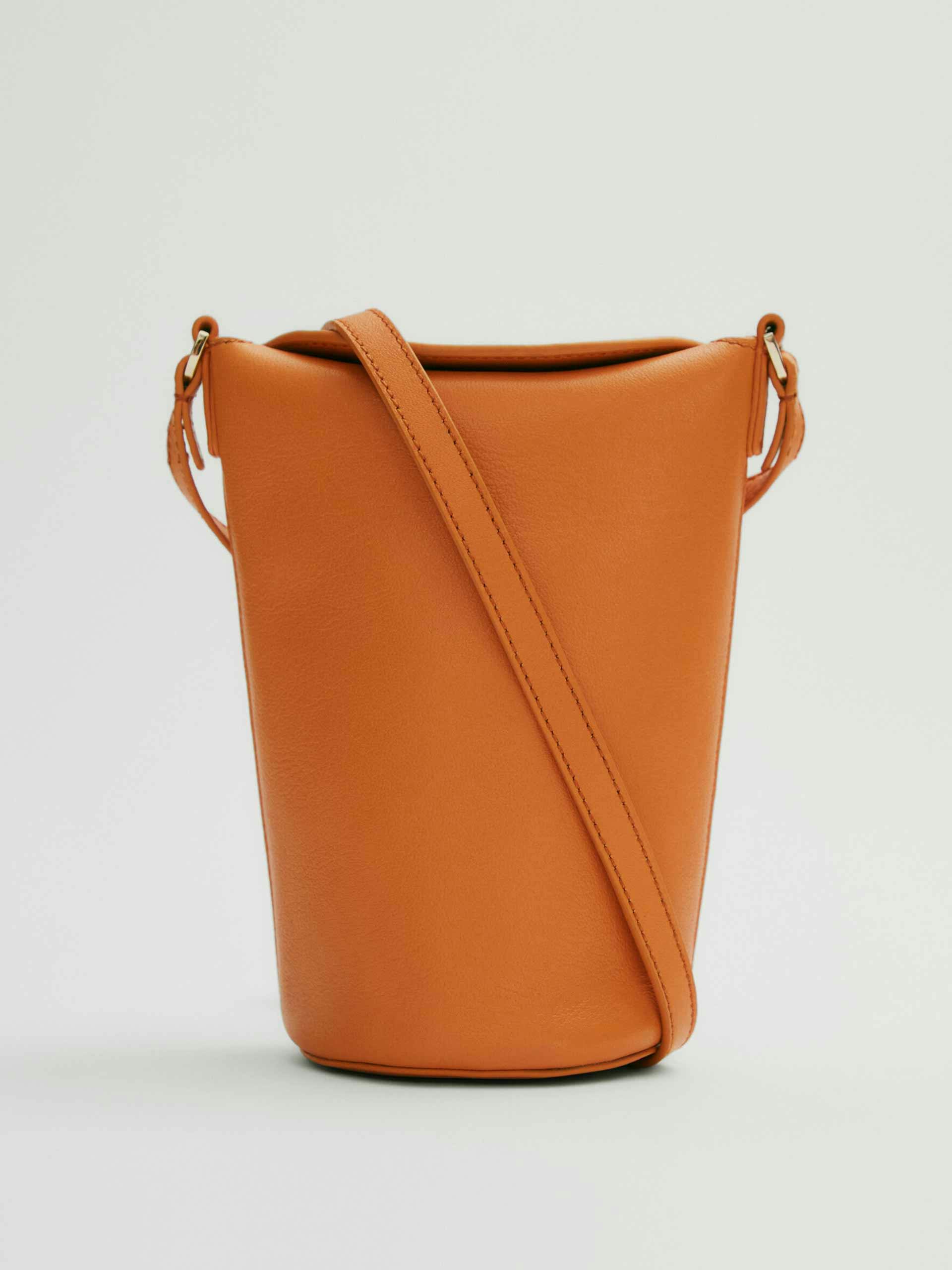 Nappa leather mini crossbody bag