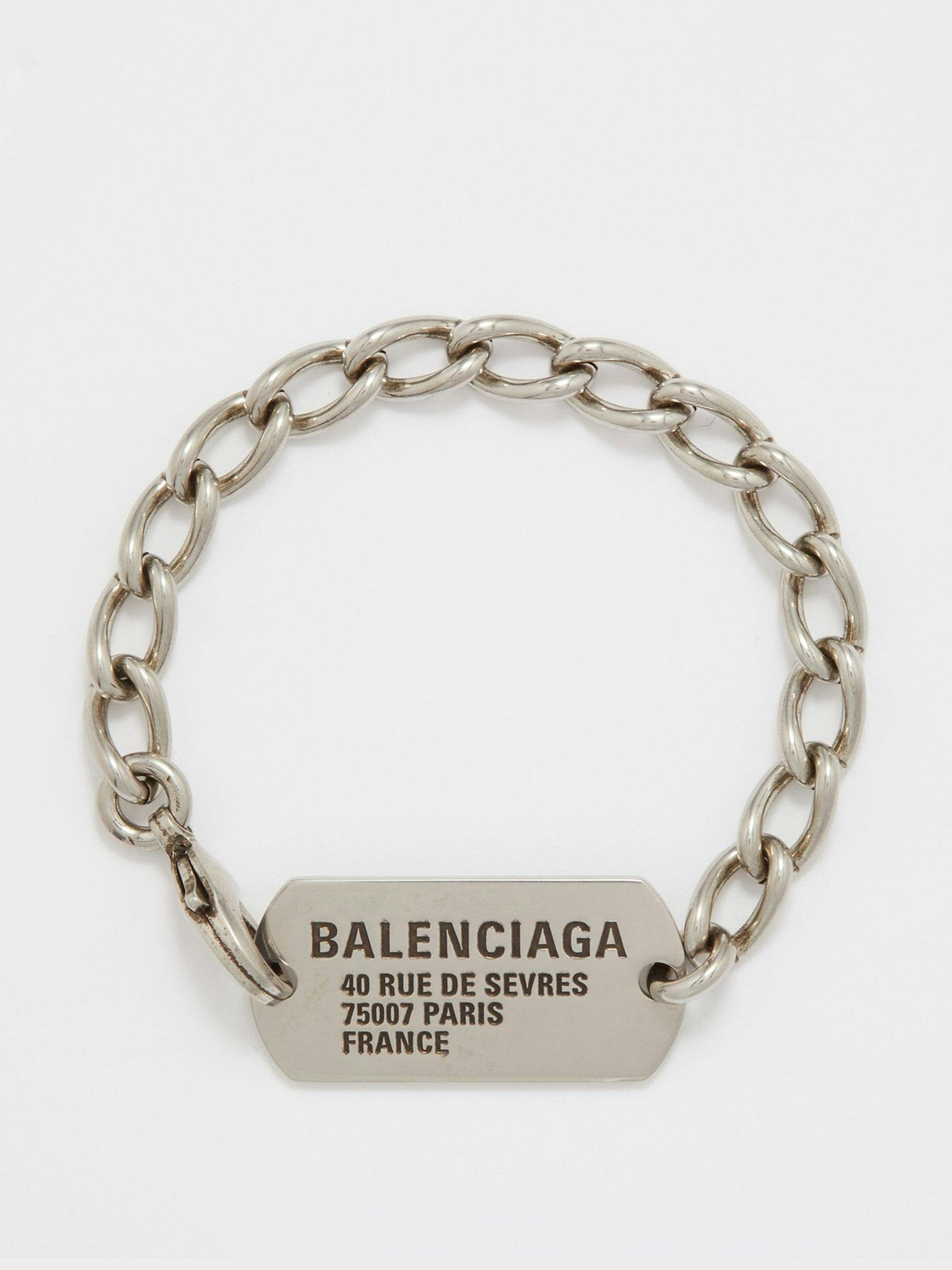 ID tag chain bracelet