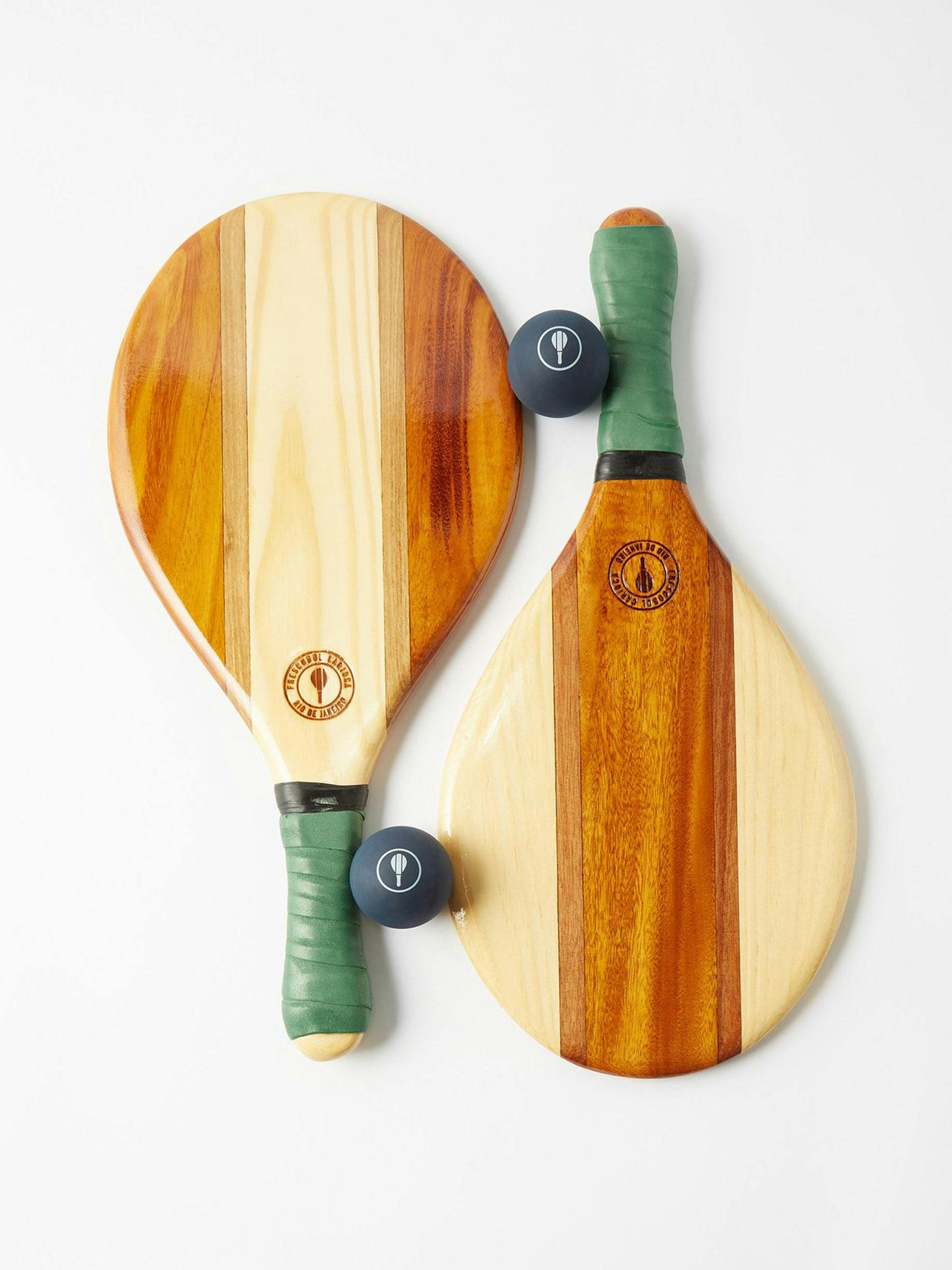 Trancoso wooden beach bat set