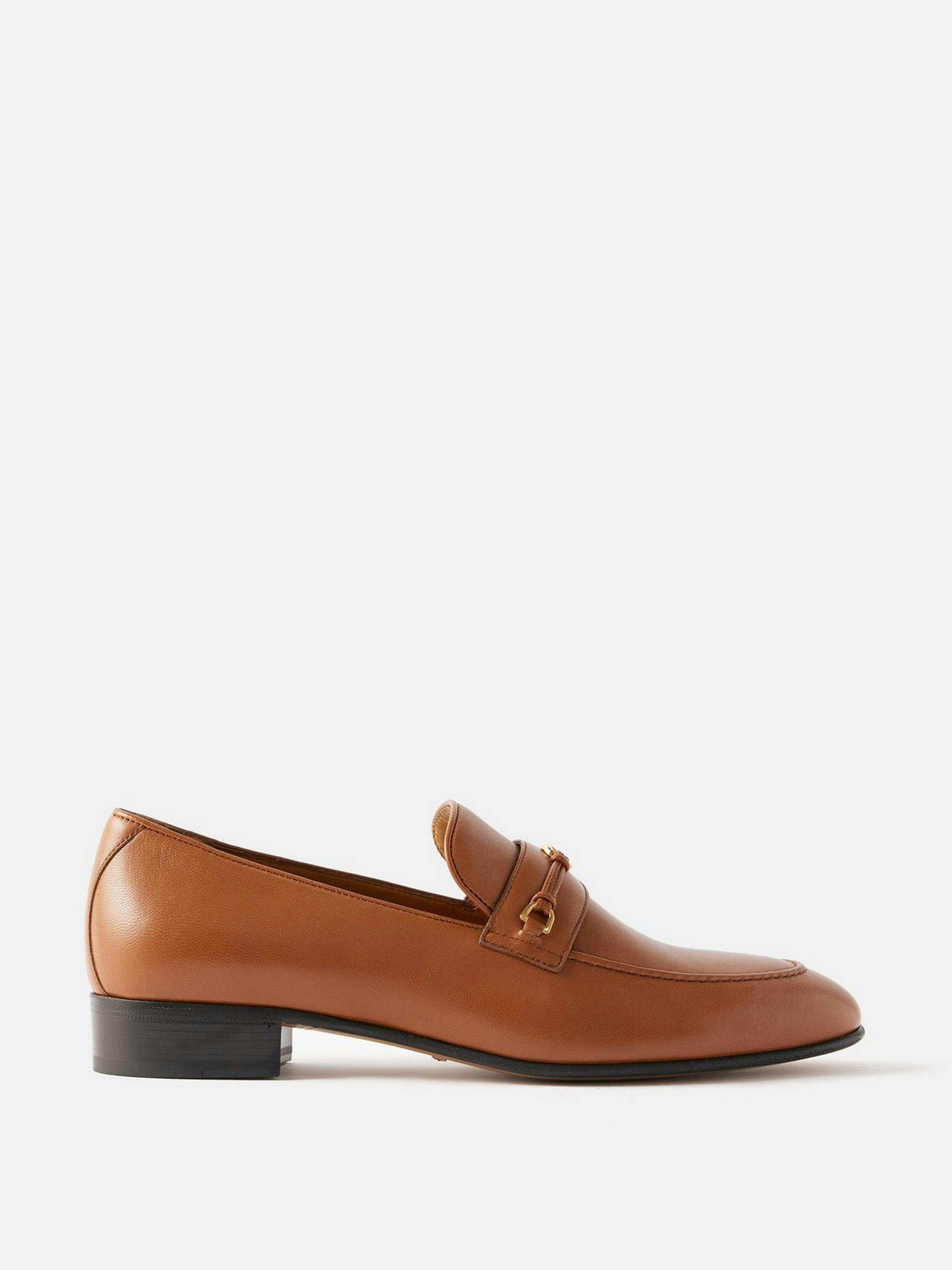 Ed buckle-strap leather loafers
