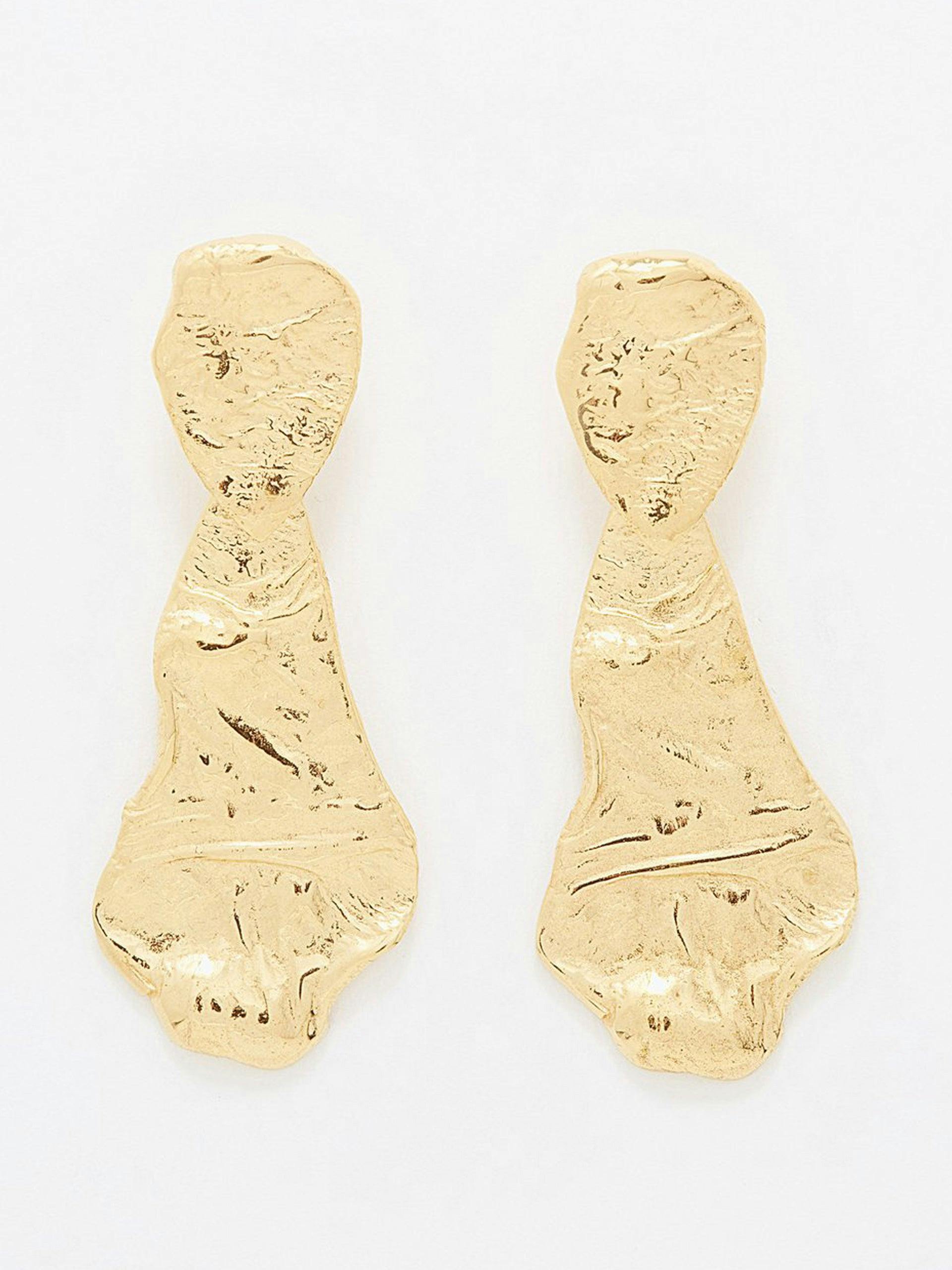 Dusk & Dawn gold-plated earrings