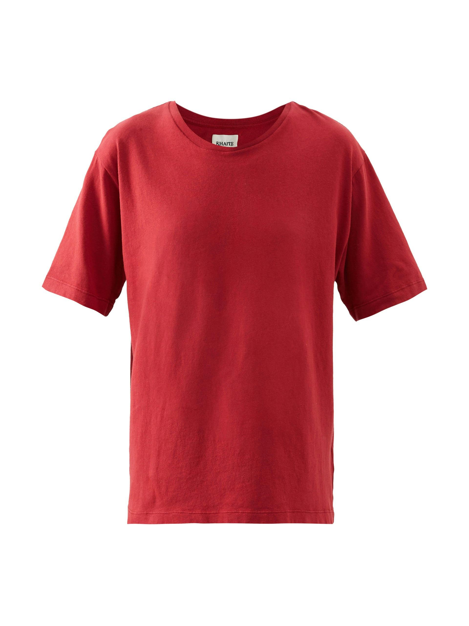 Red oversized t-shirt