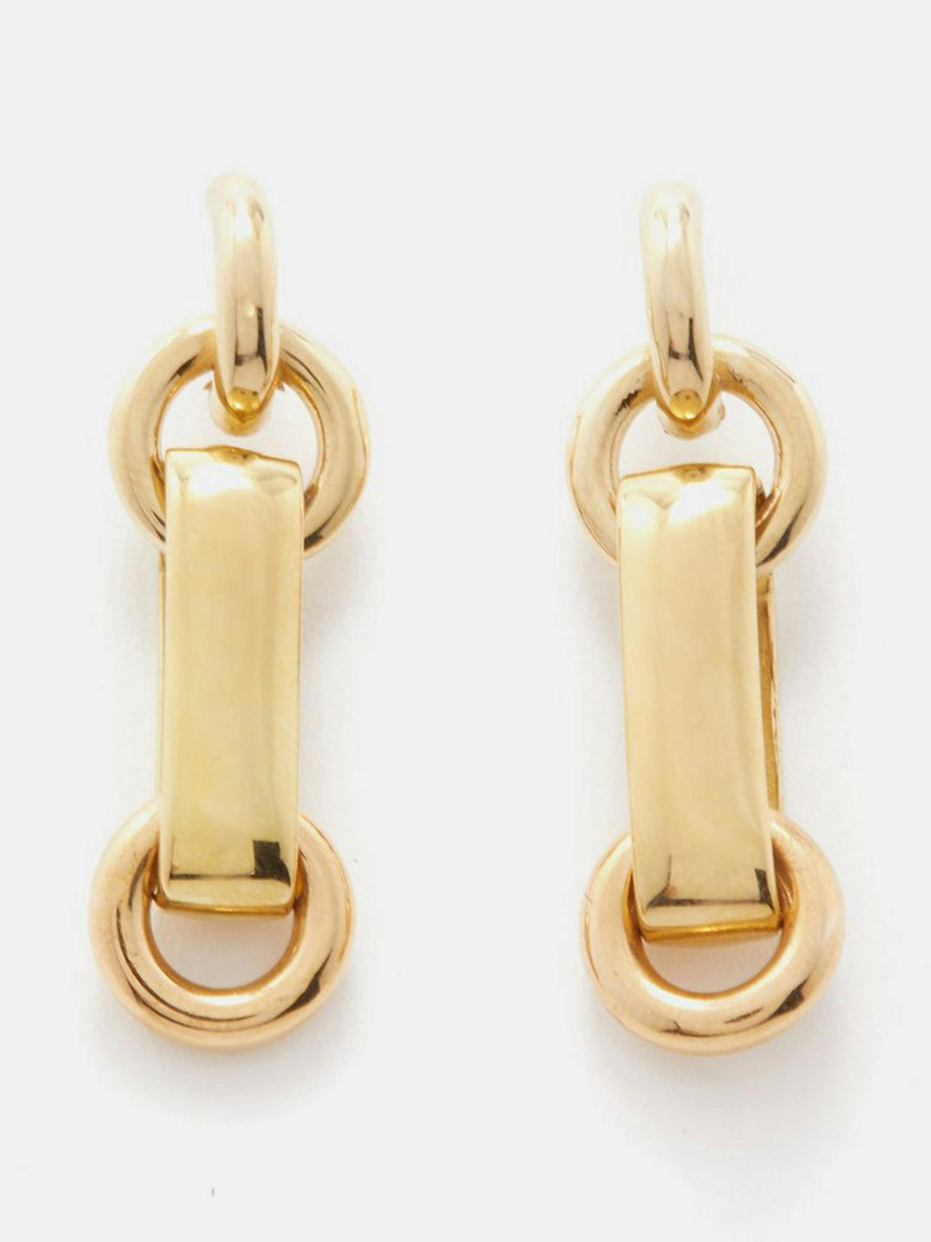 Sienna 14kt gold-plated earrings