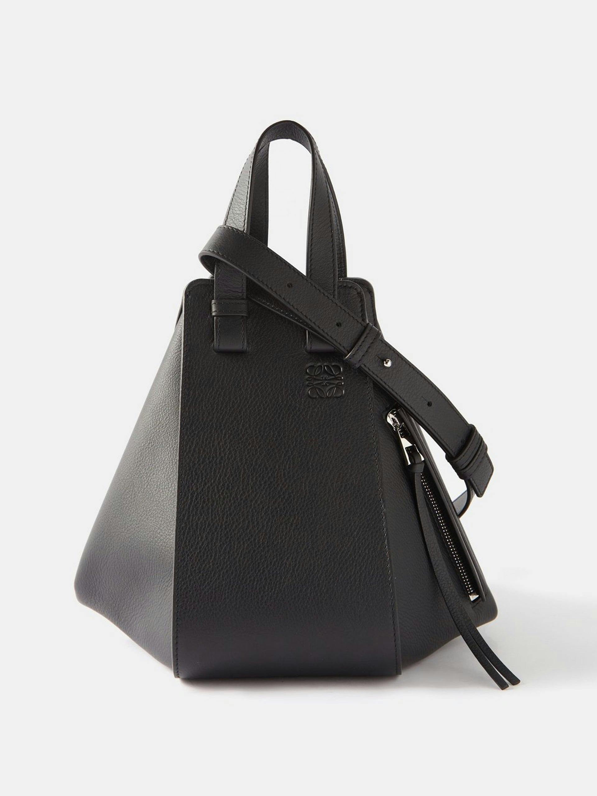 Black Hammock small leather handbag