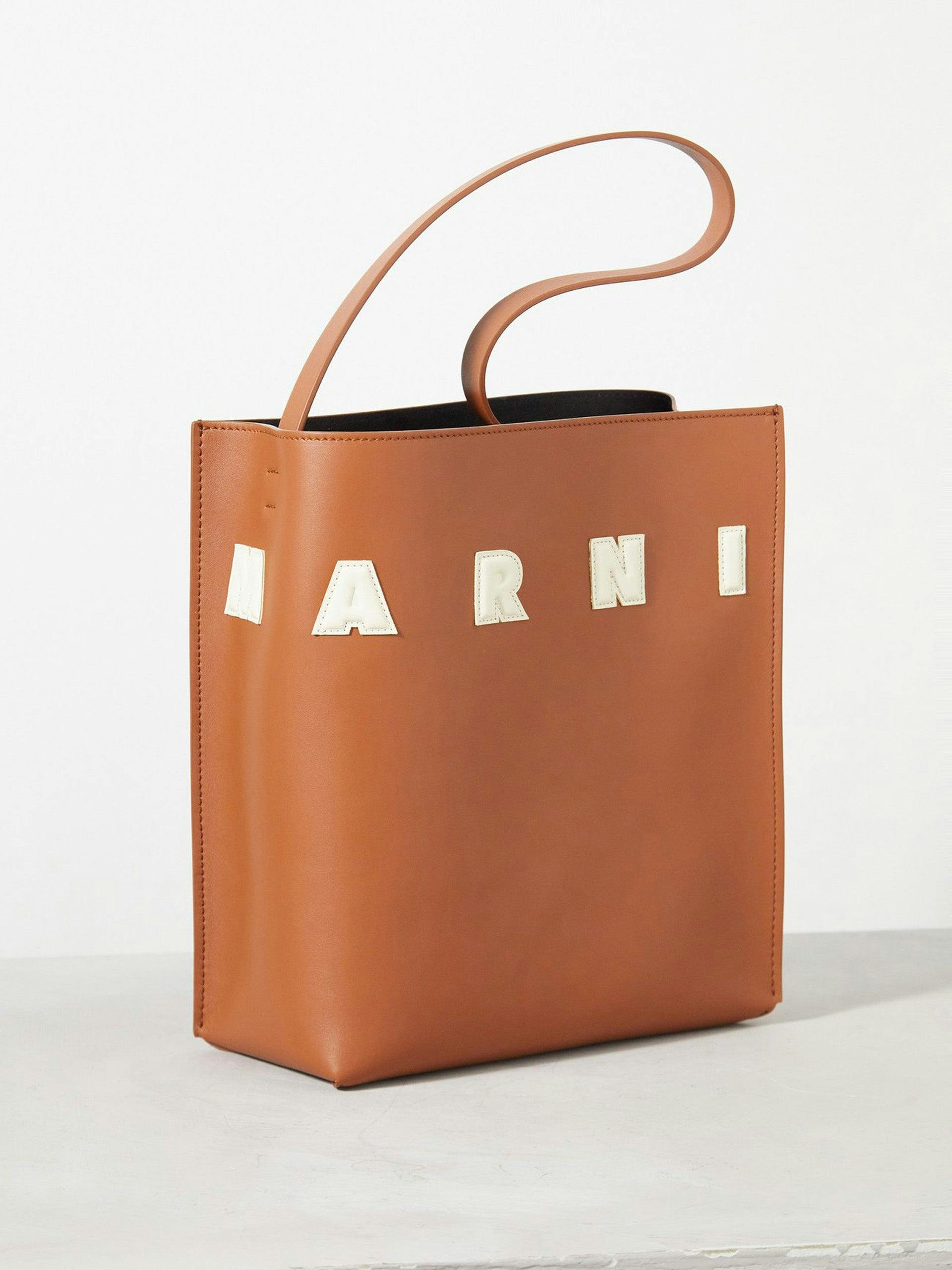 Museo small leather tote bag