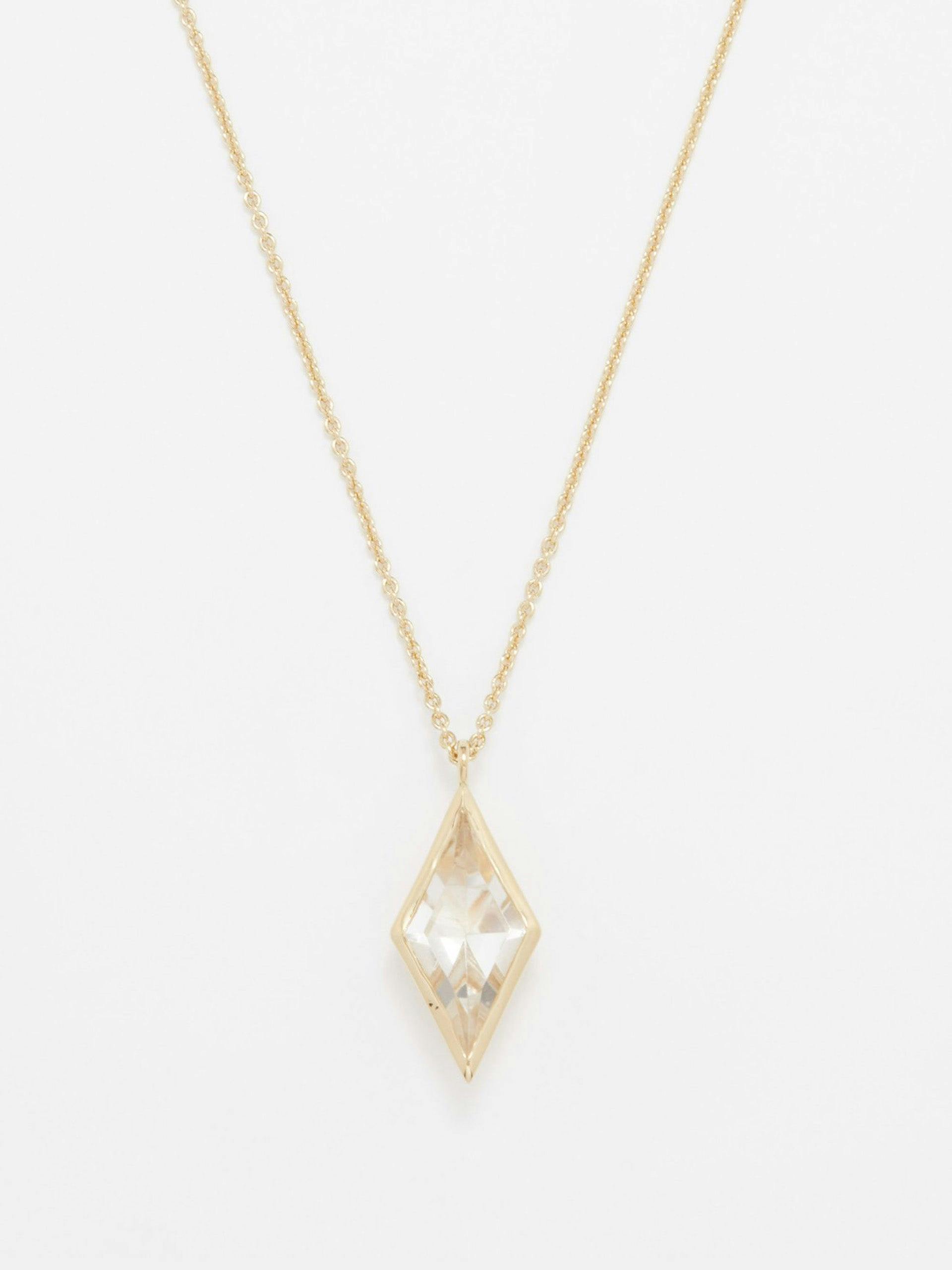Gold kite vermeil necklace