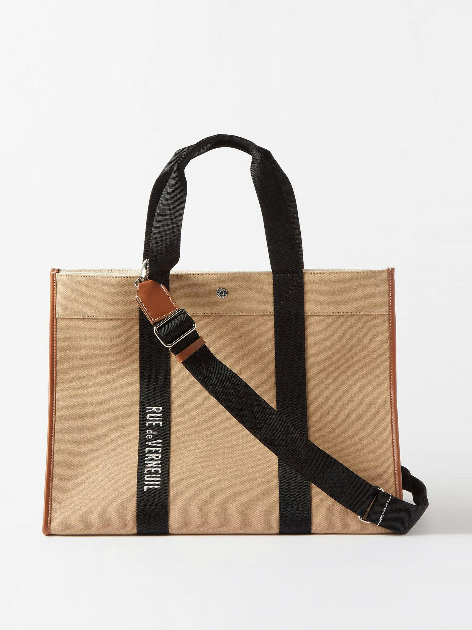 Traveller XL cotton-blend canvas tote bag