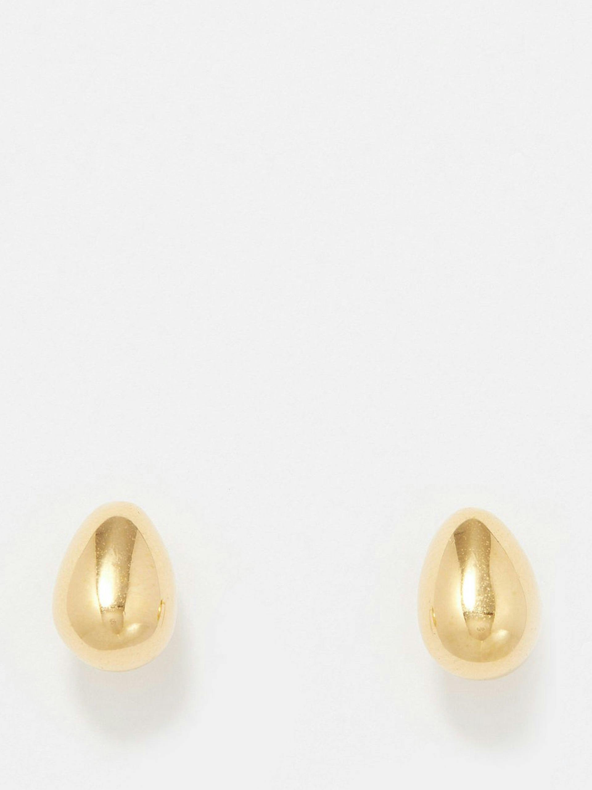 18kt gold-vermeil earrings