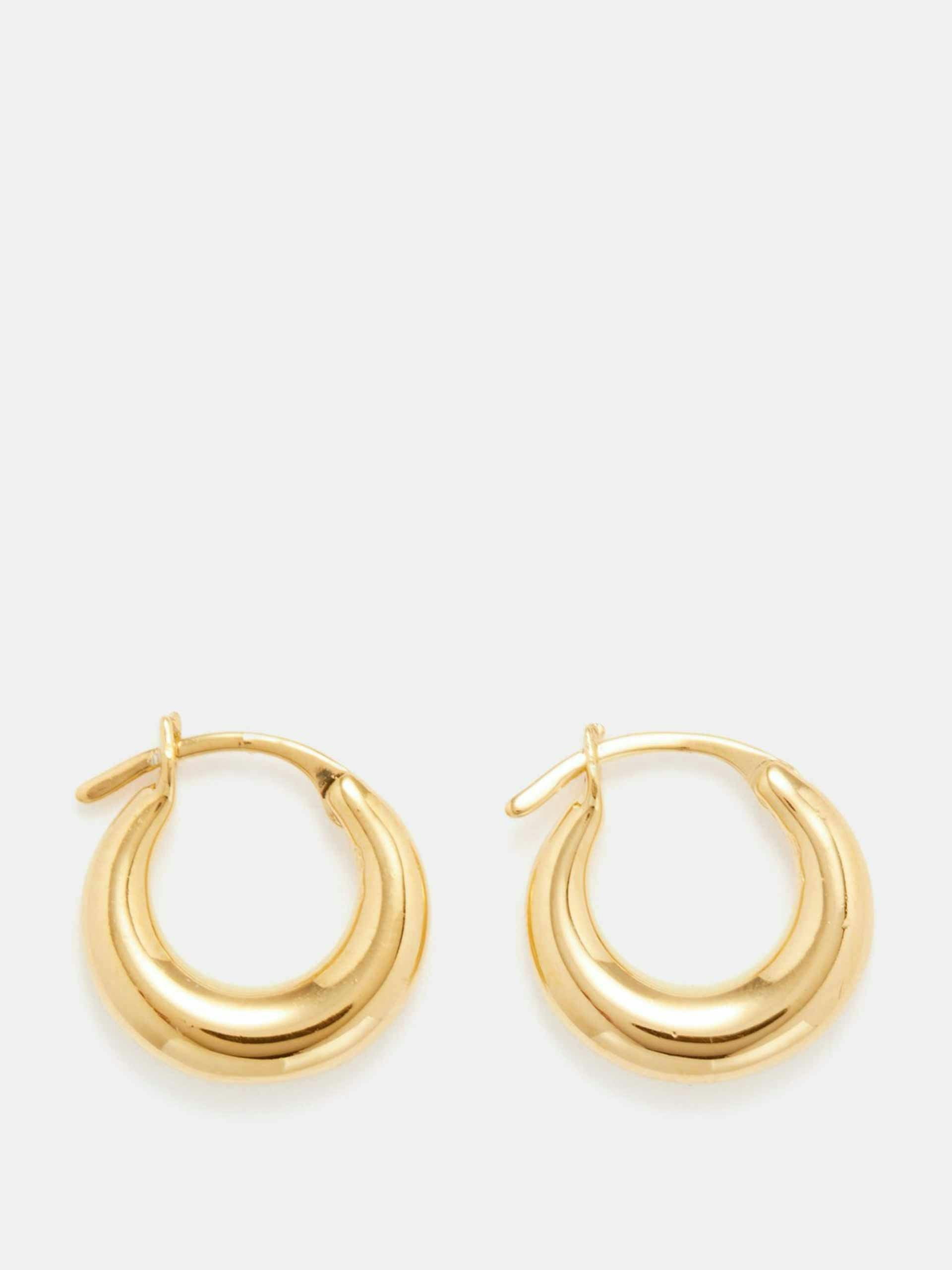 Tiny essentials hoop earrings