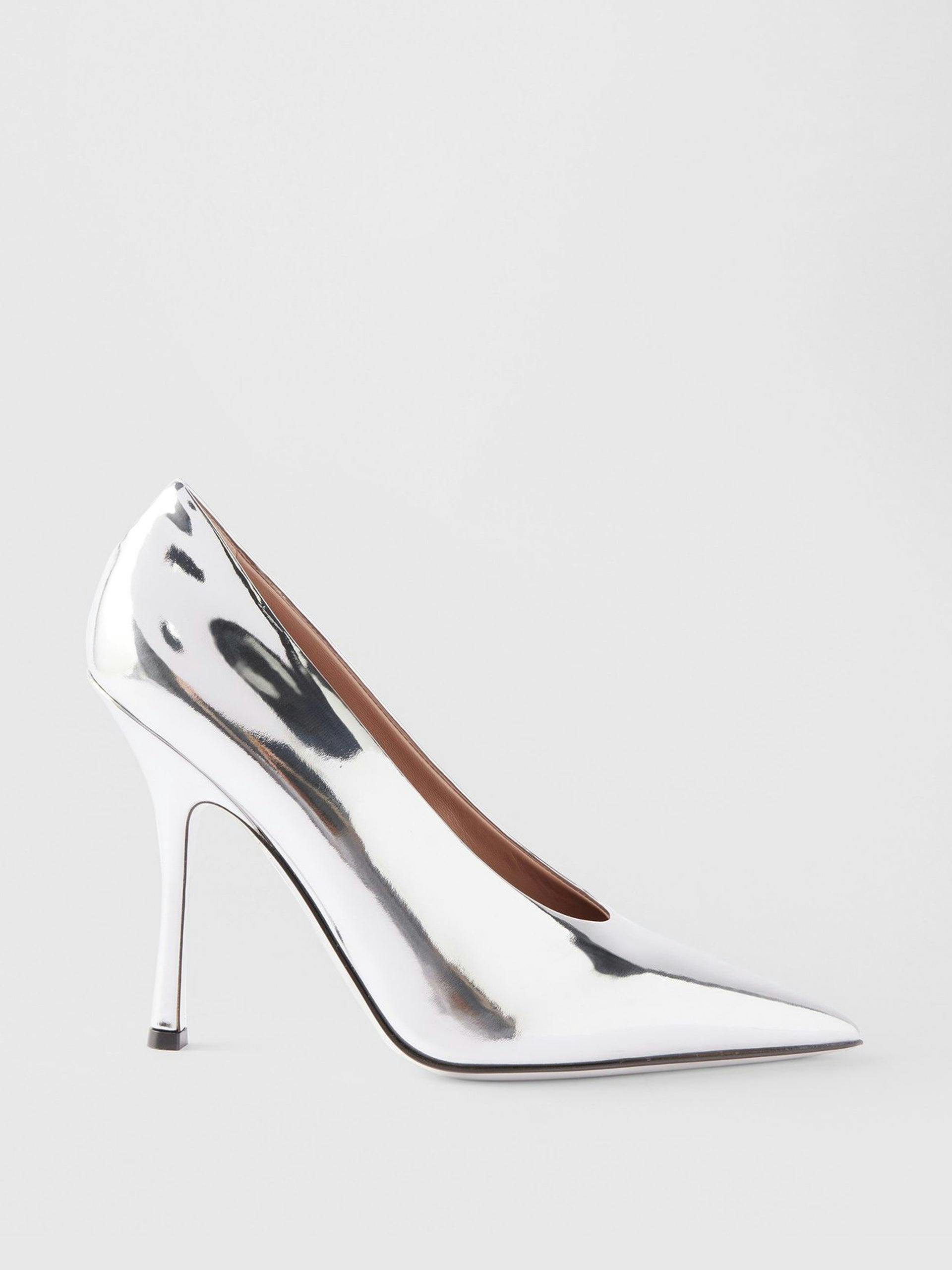 Mirrored leather Nite Out 110 pumps