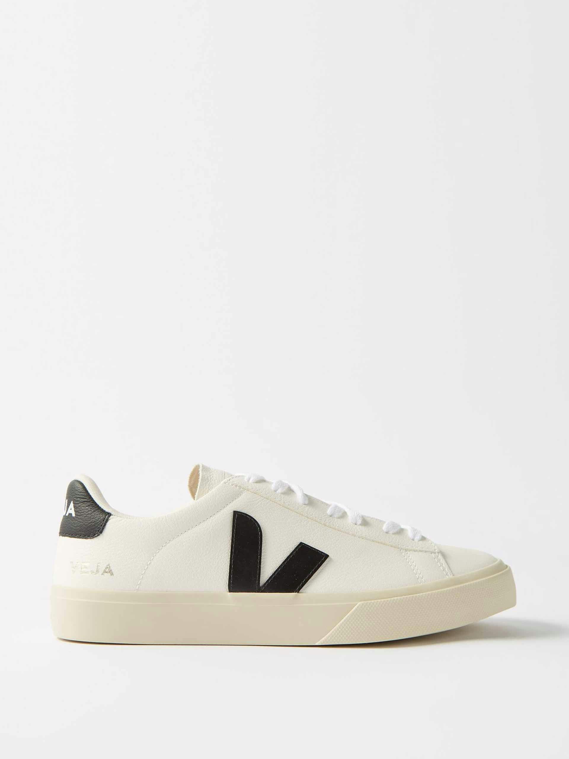 White leather campo trainers