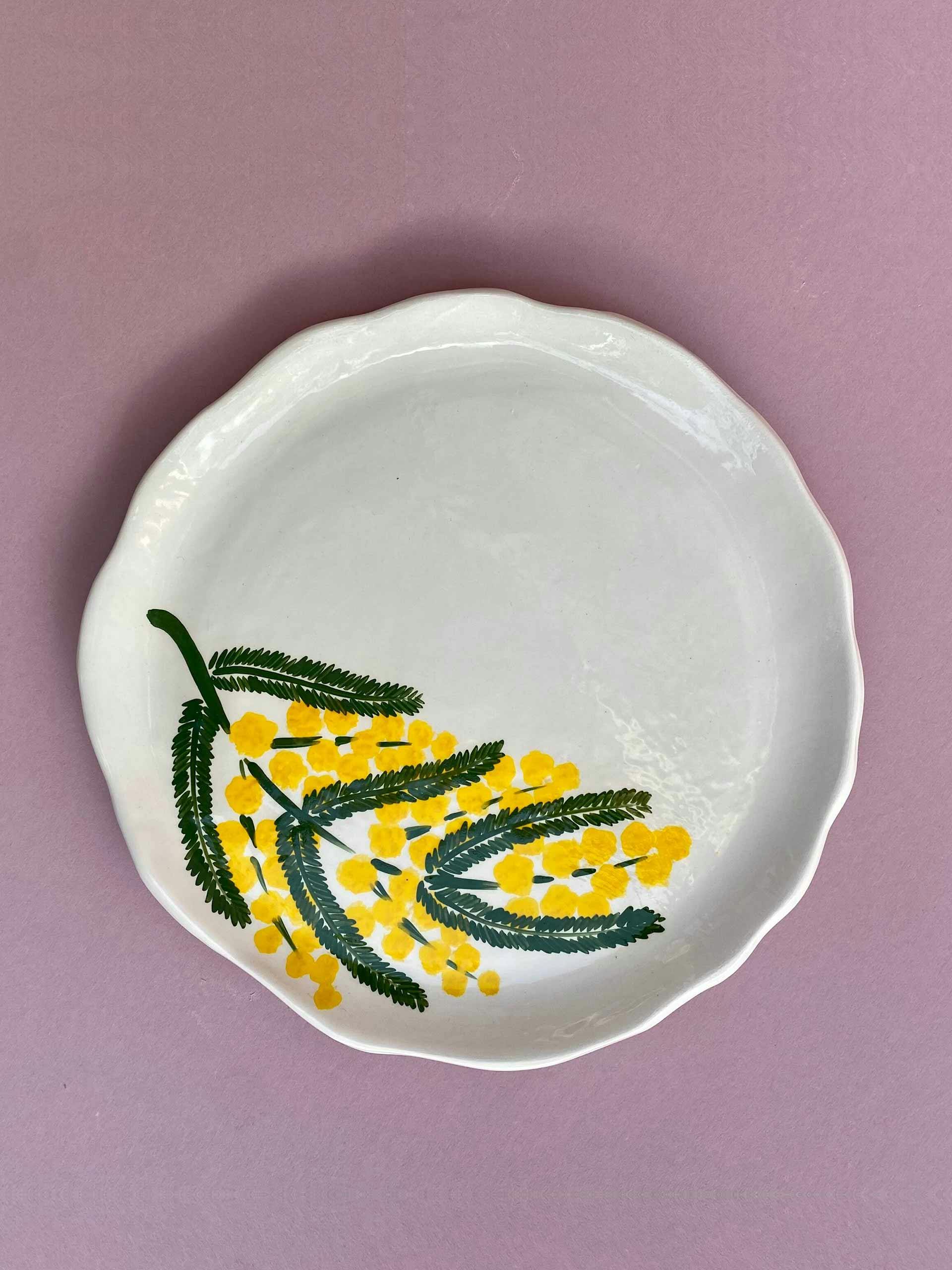 Mimosa plate