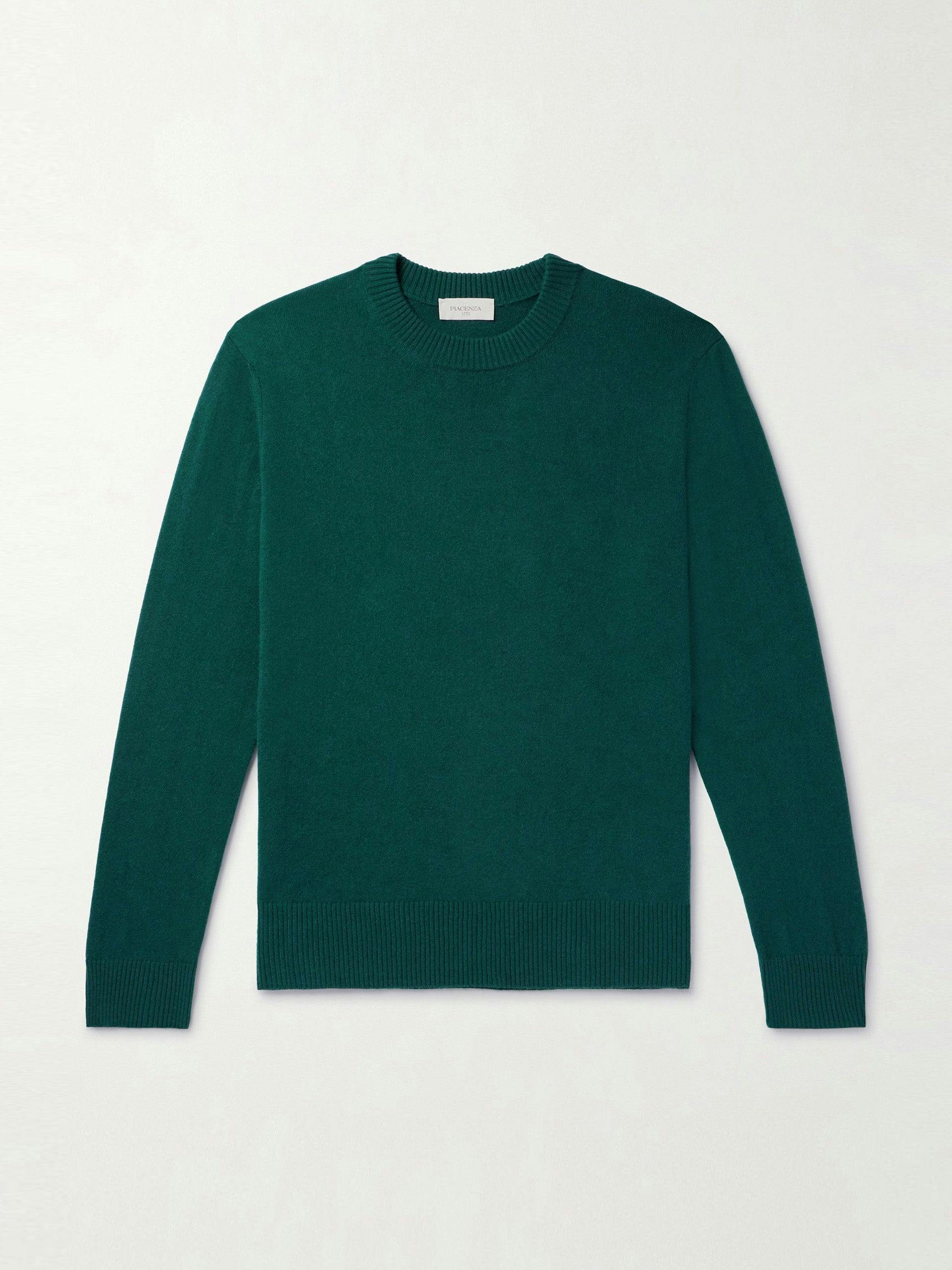 Dark green cashmere sweater