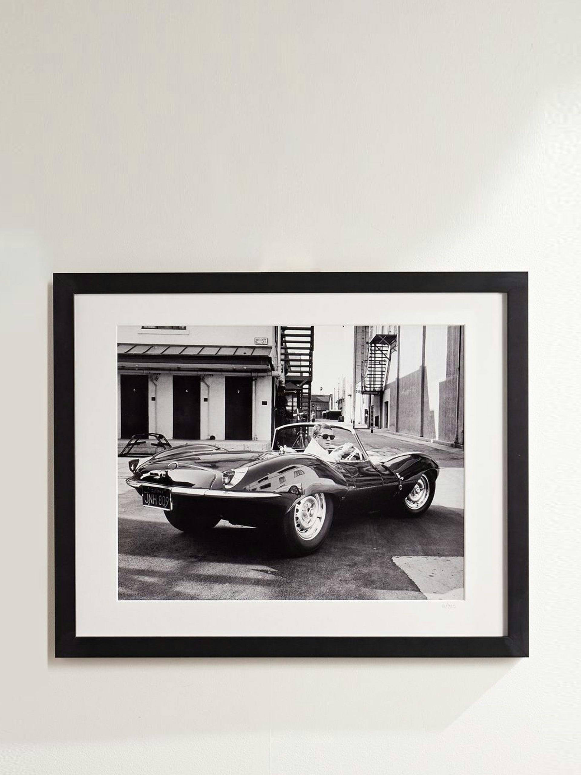 Framed 1963 Steve McQueen print