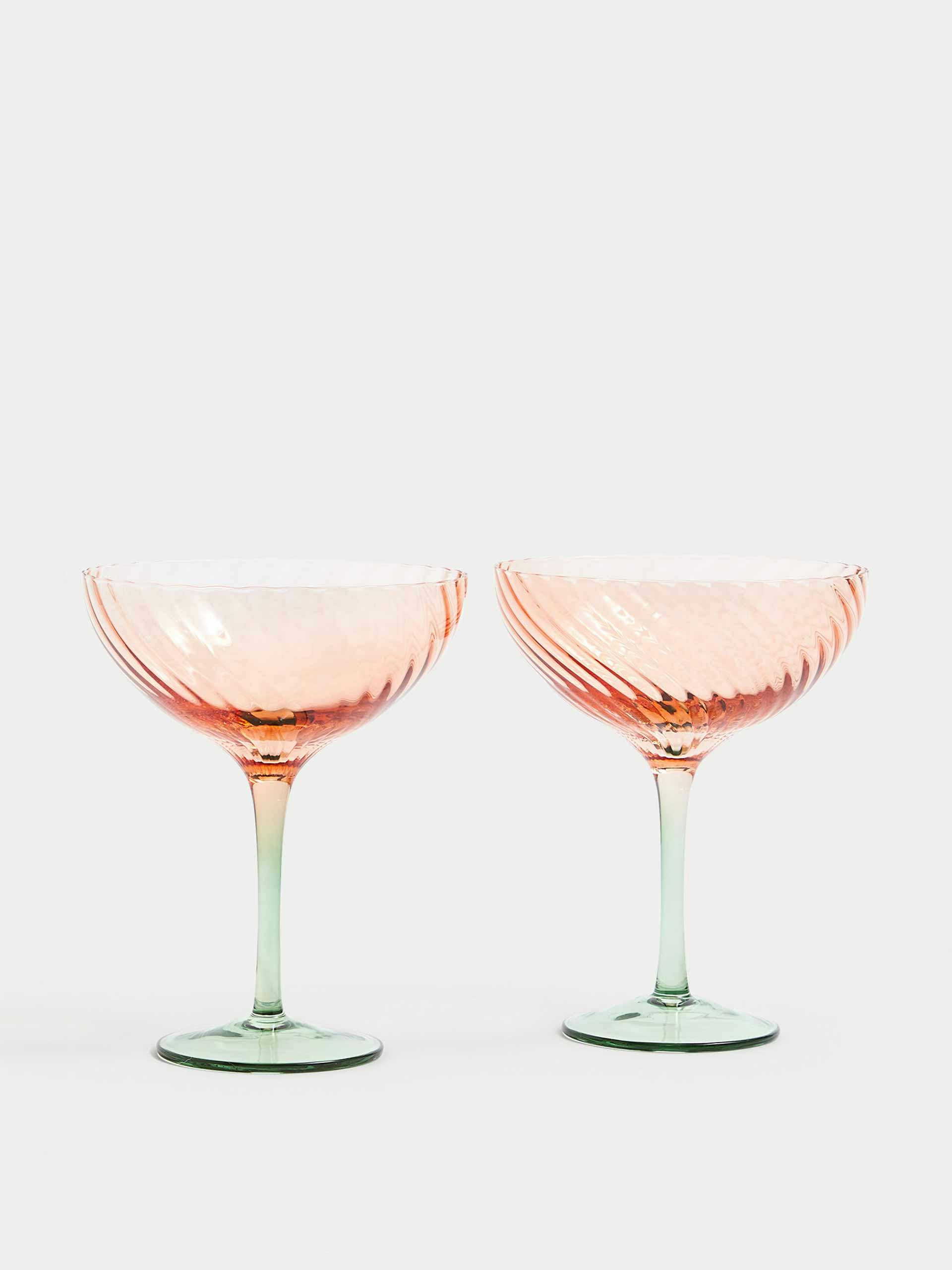 Two tone gin glasses (set of 2)
