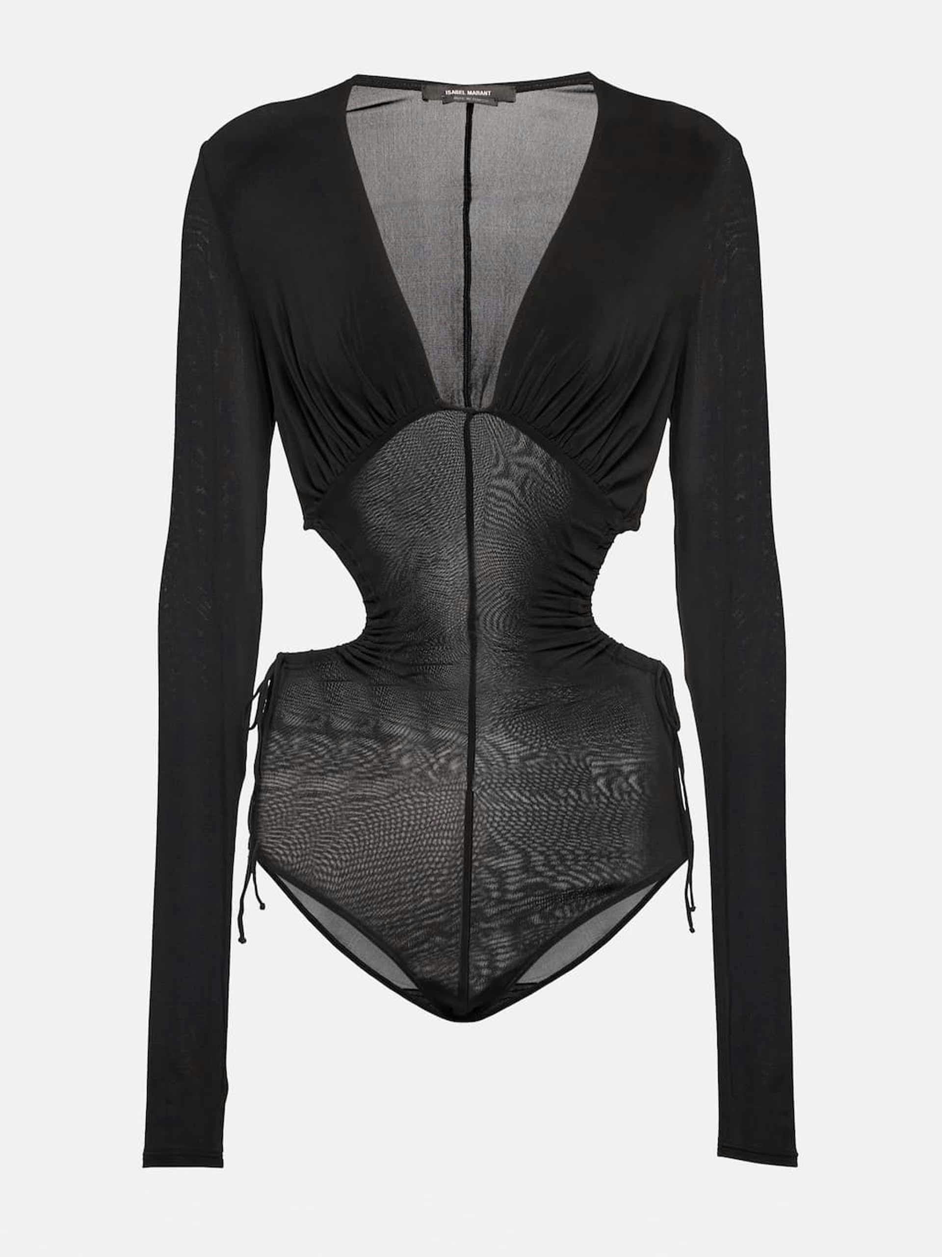 Jorja cutout bodysuit in black