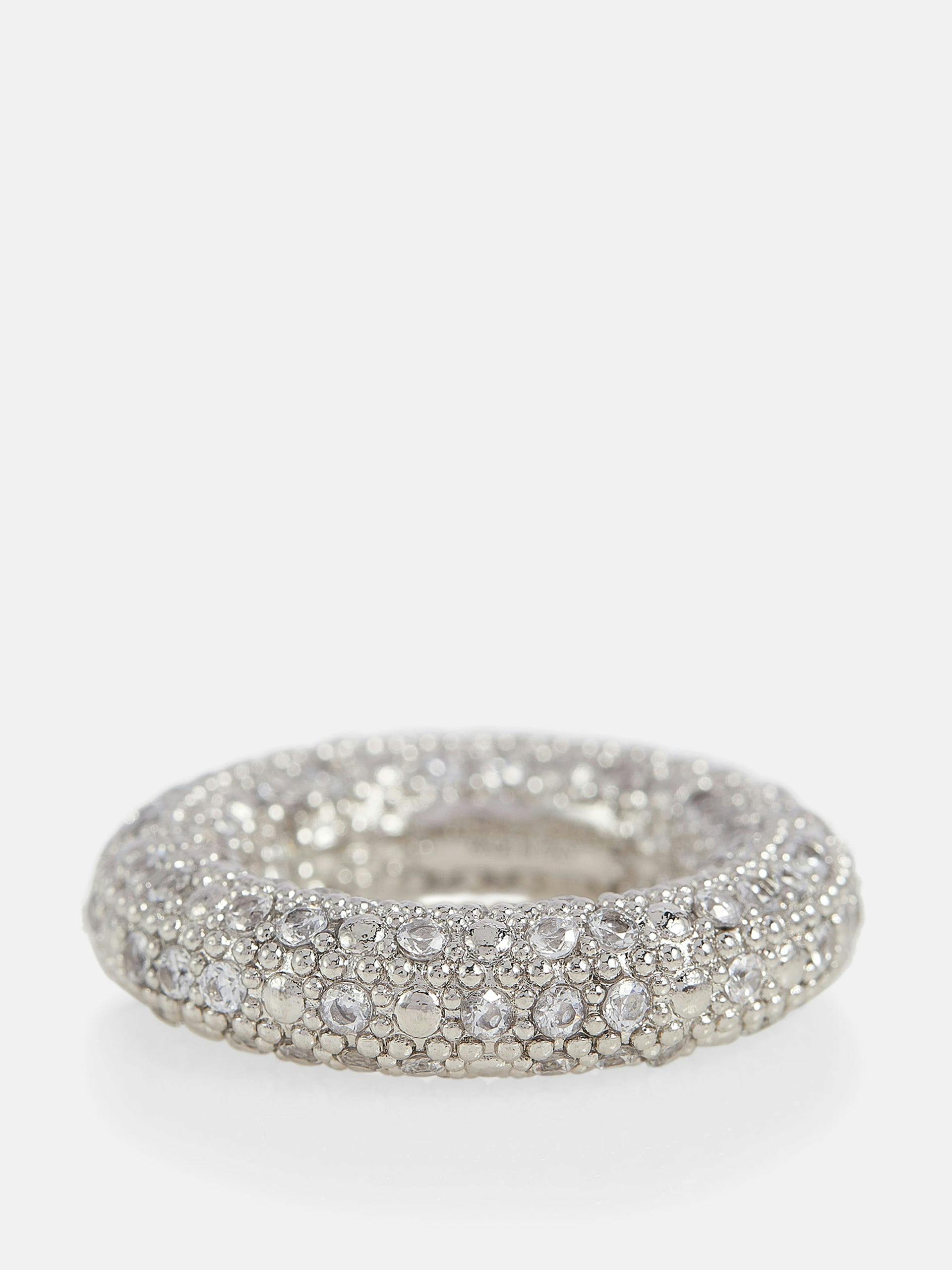 Crystal-embellished ring
