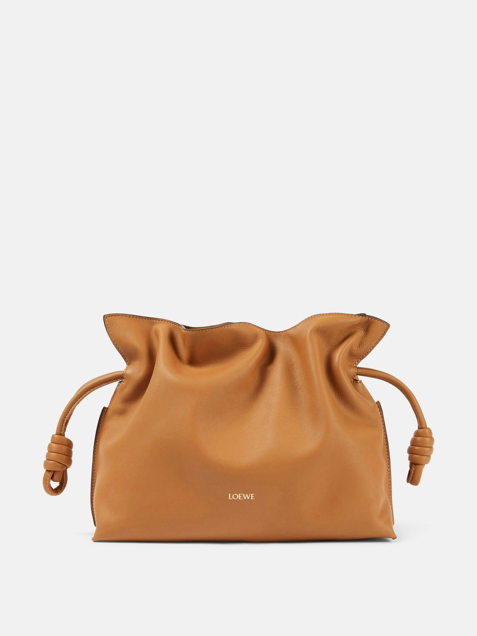 Flamenco leather clutch bag