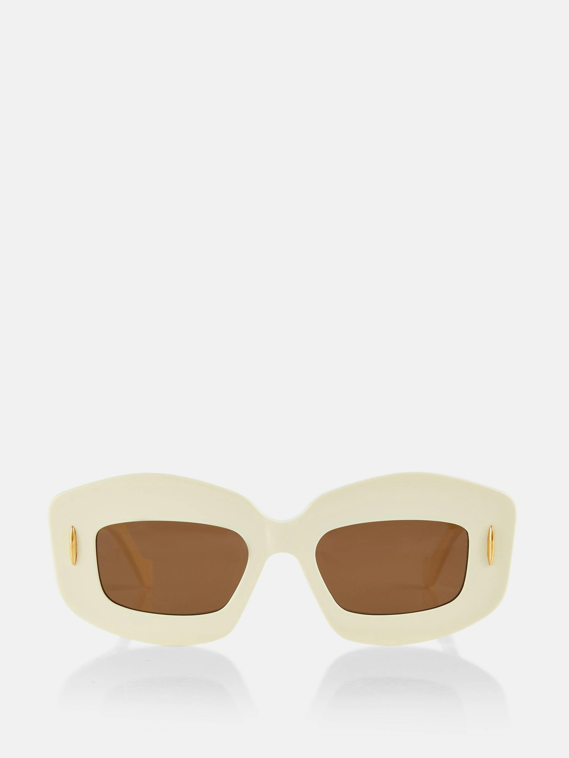 Screen rectangular sunglasses