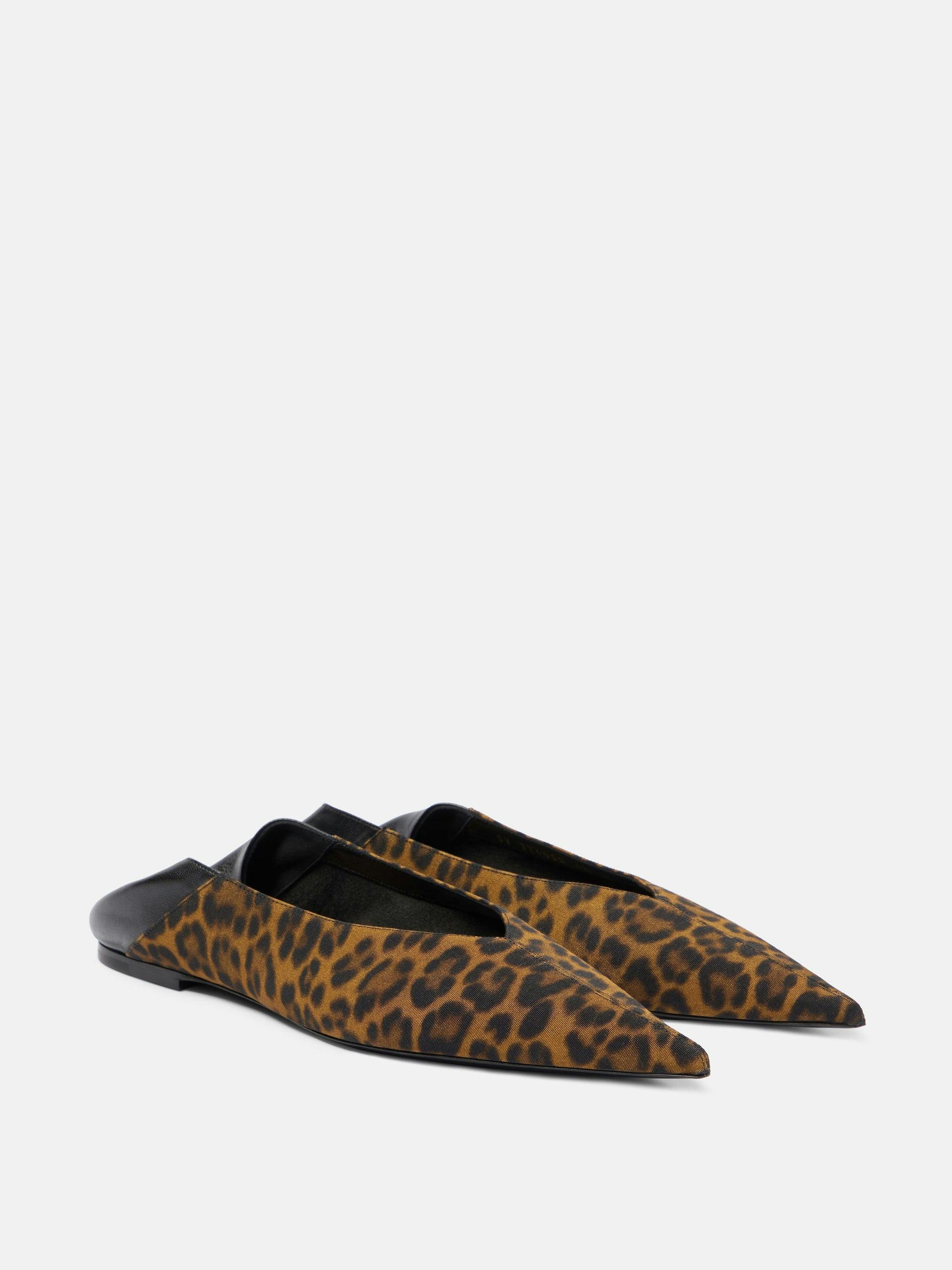 Nour 05 leopard-print slippers
