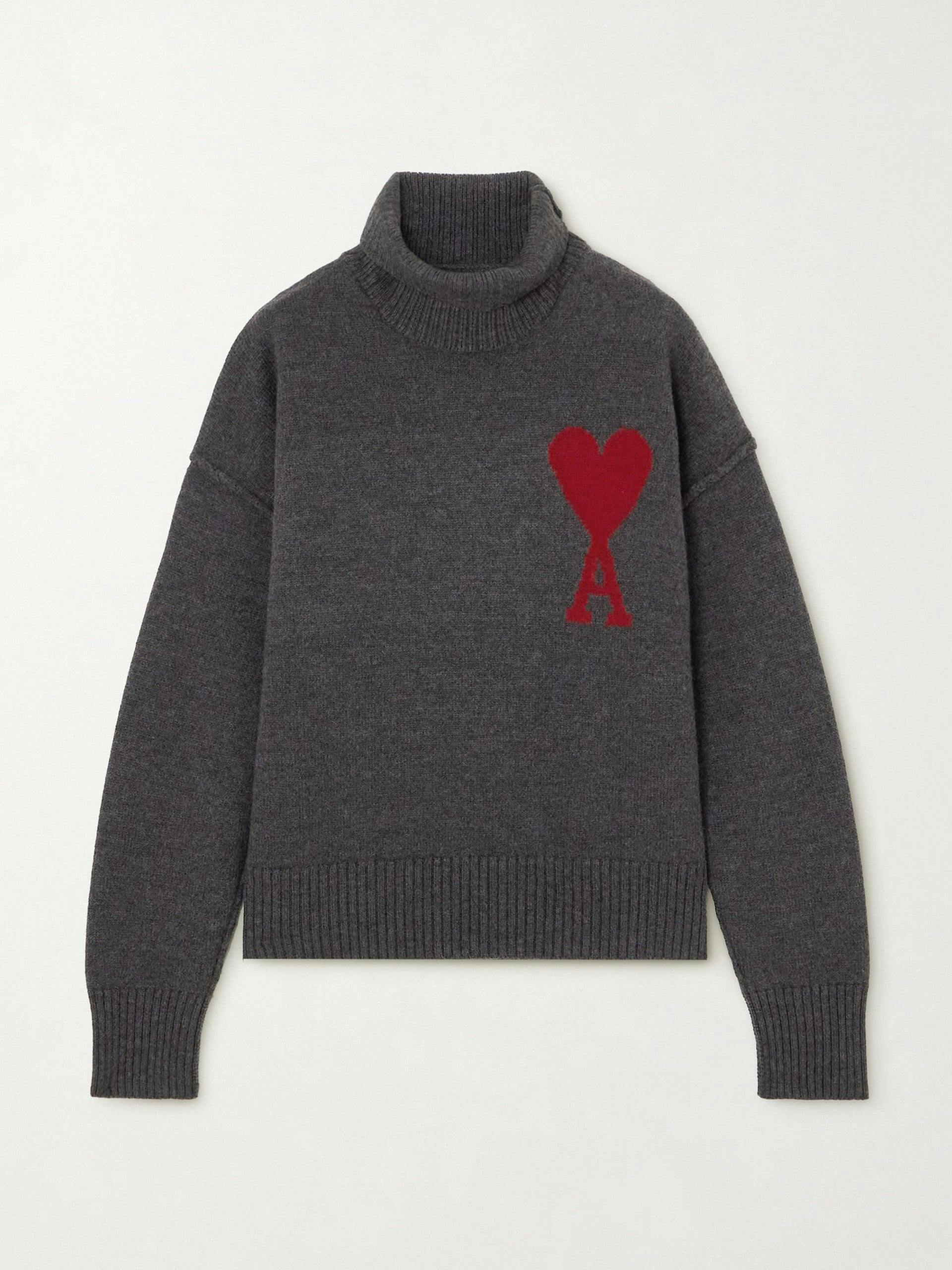 ADC intarsia wool turtleneck sweater