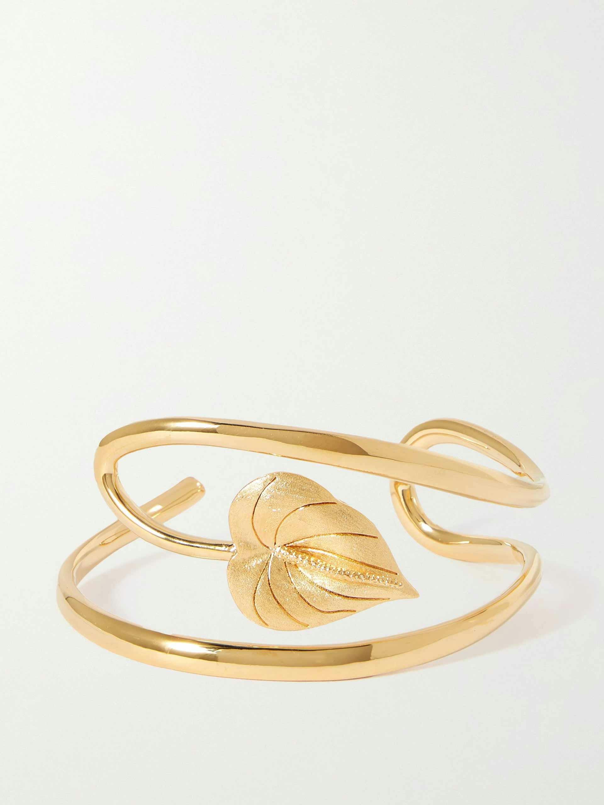 Gold-plated bangle