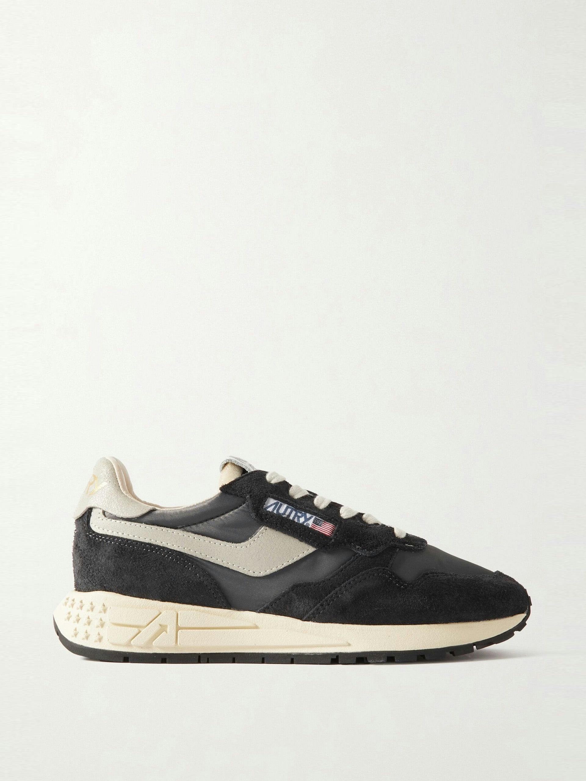 Reelwind Low suede and shell sneakers