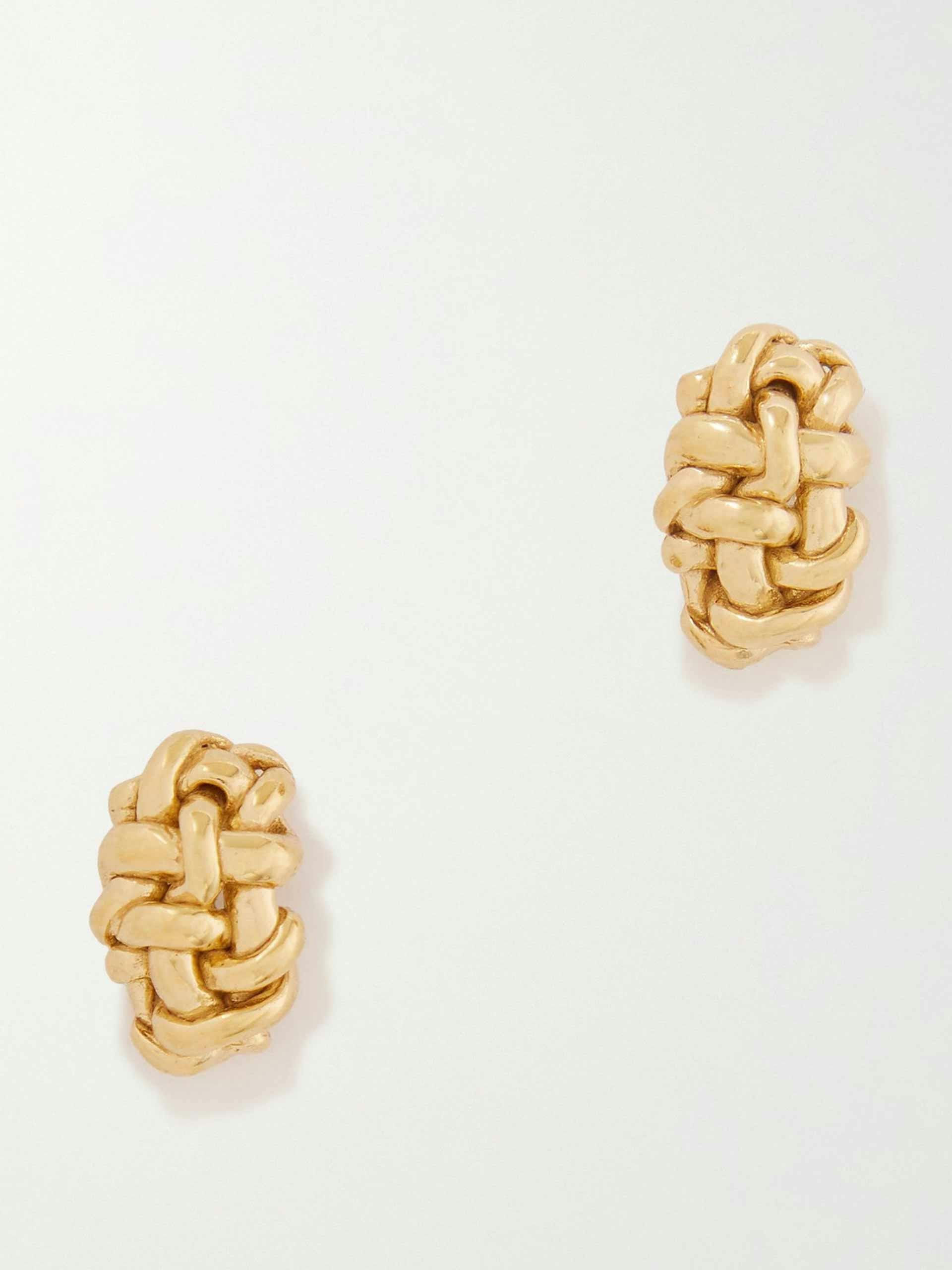 Recycled gold vermeil earrings