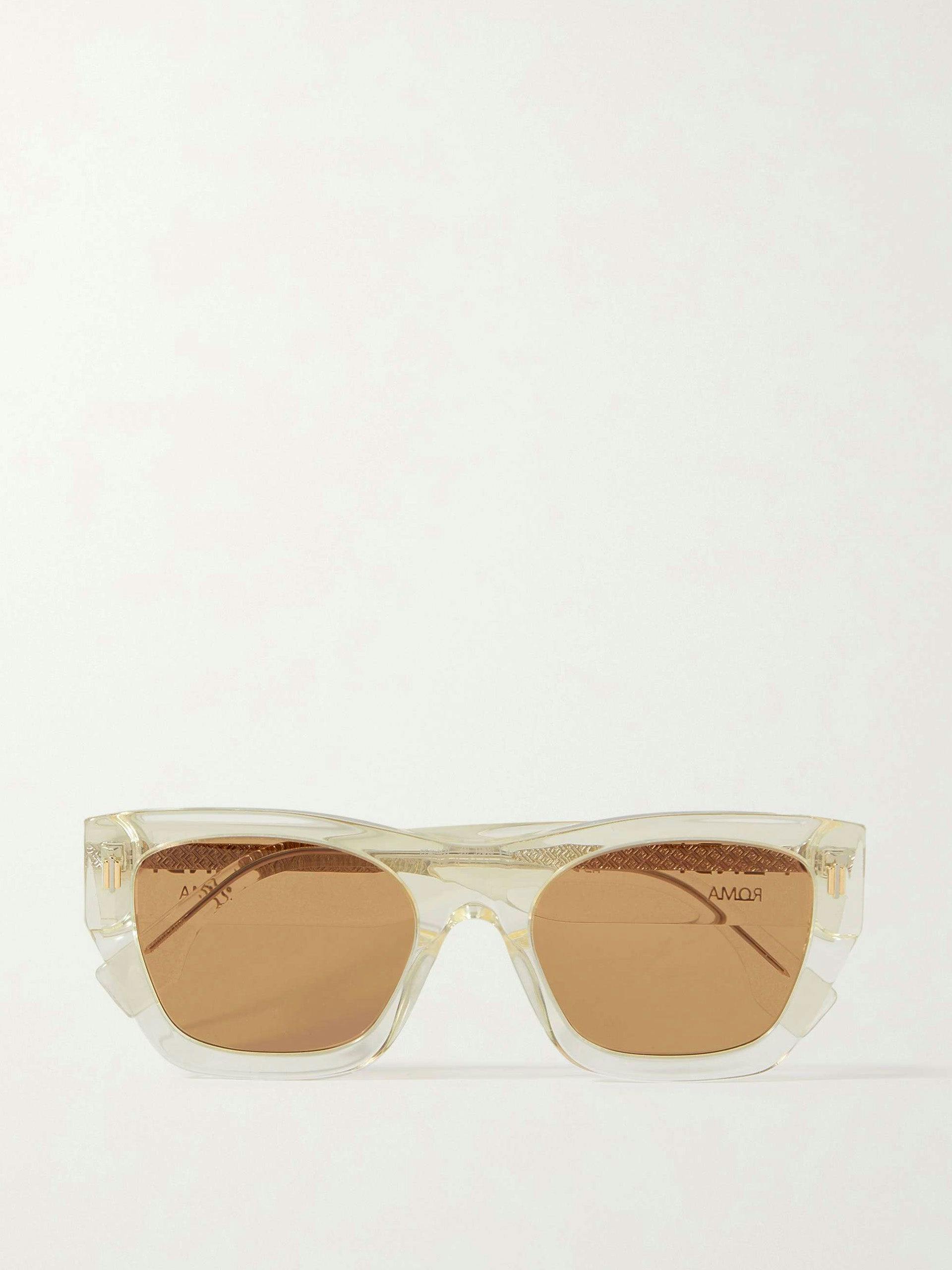 Roma D-frame acetate sunglasses