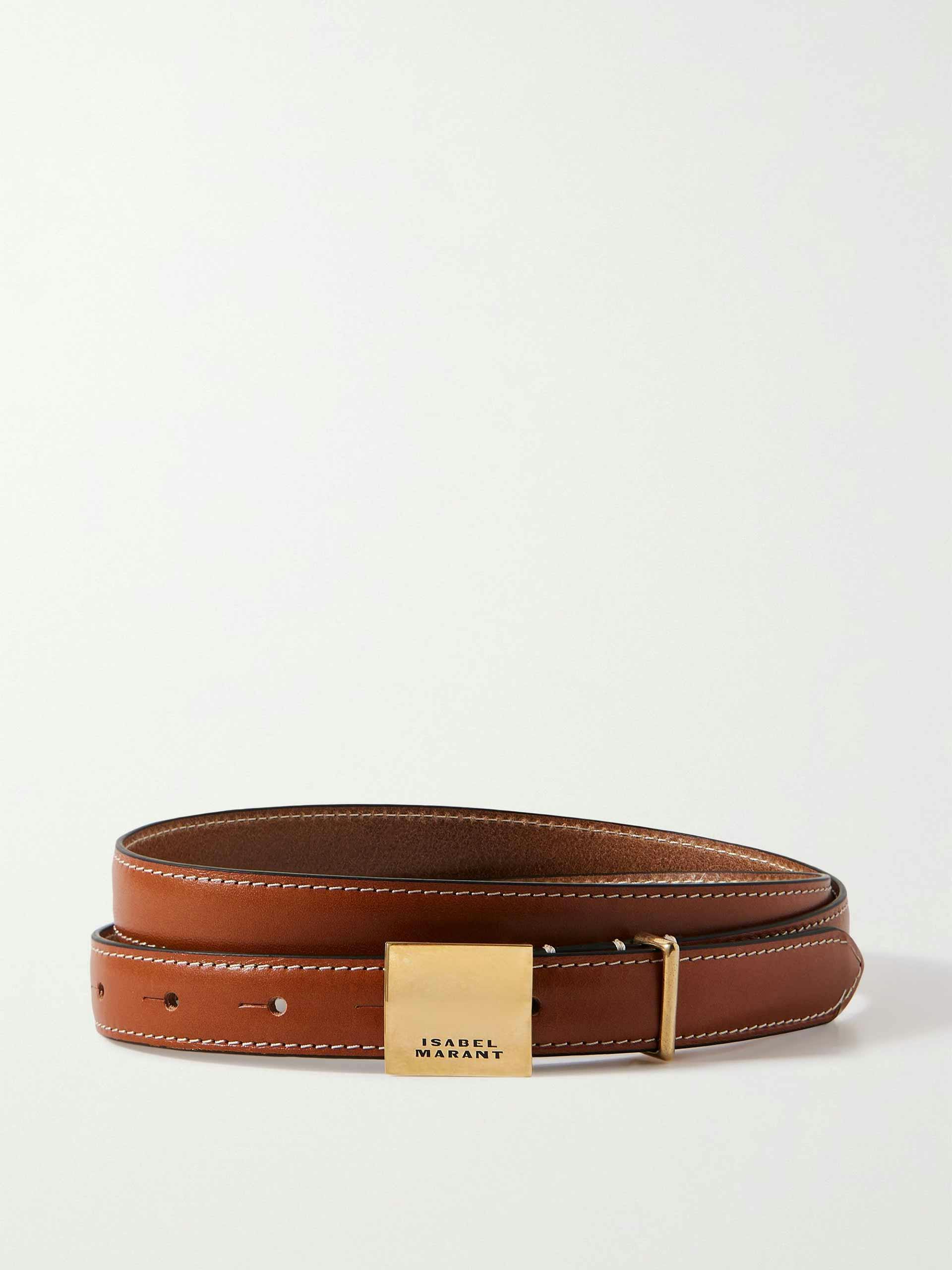 Lowell leather belt