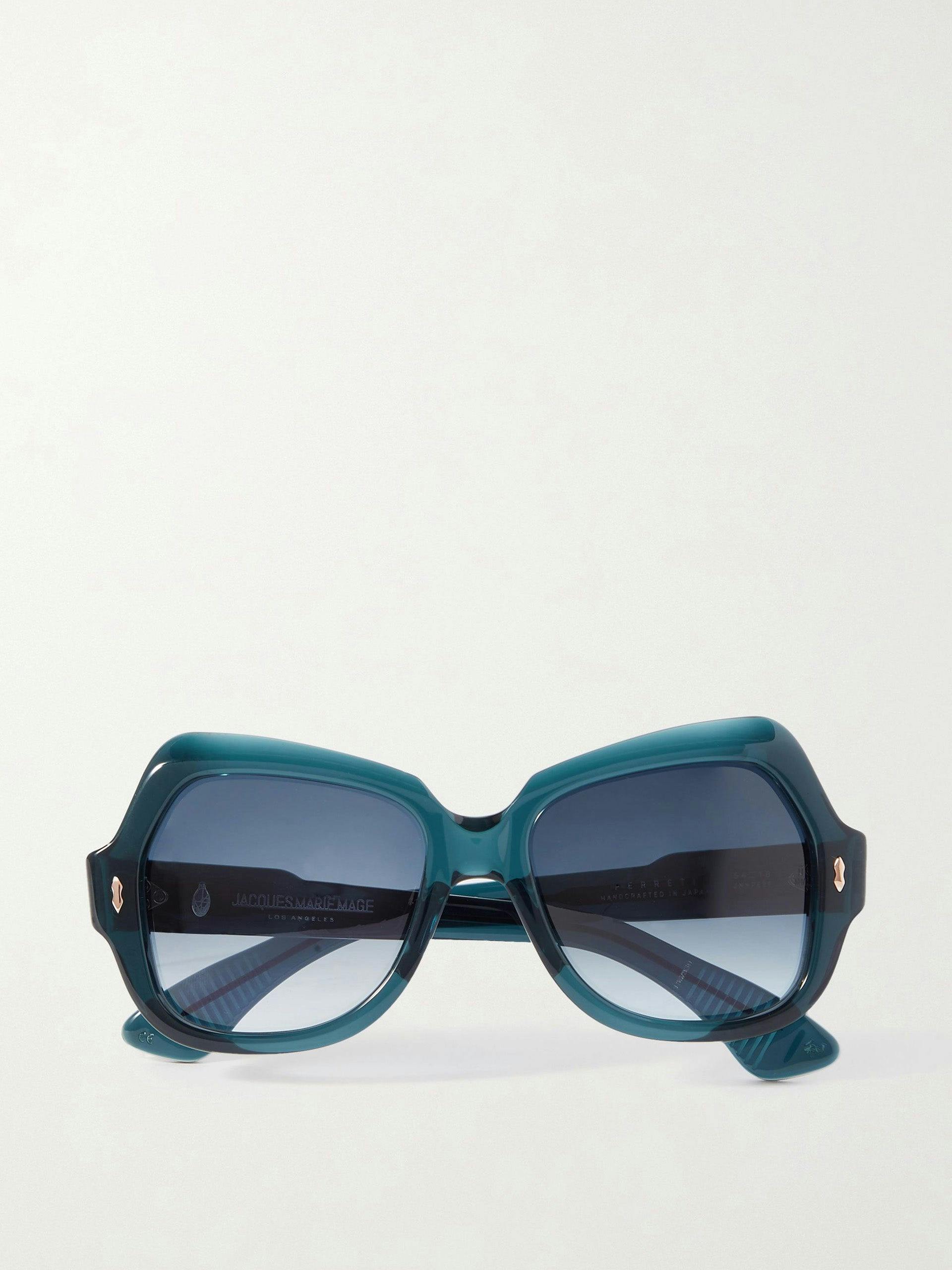 Perretti butterfly-frame acetate sunglasses