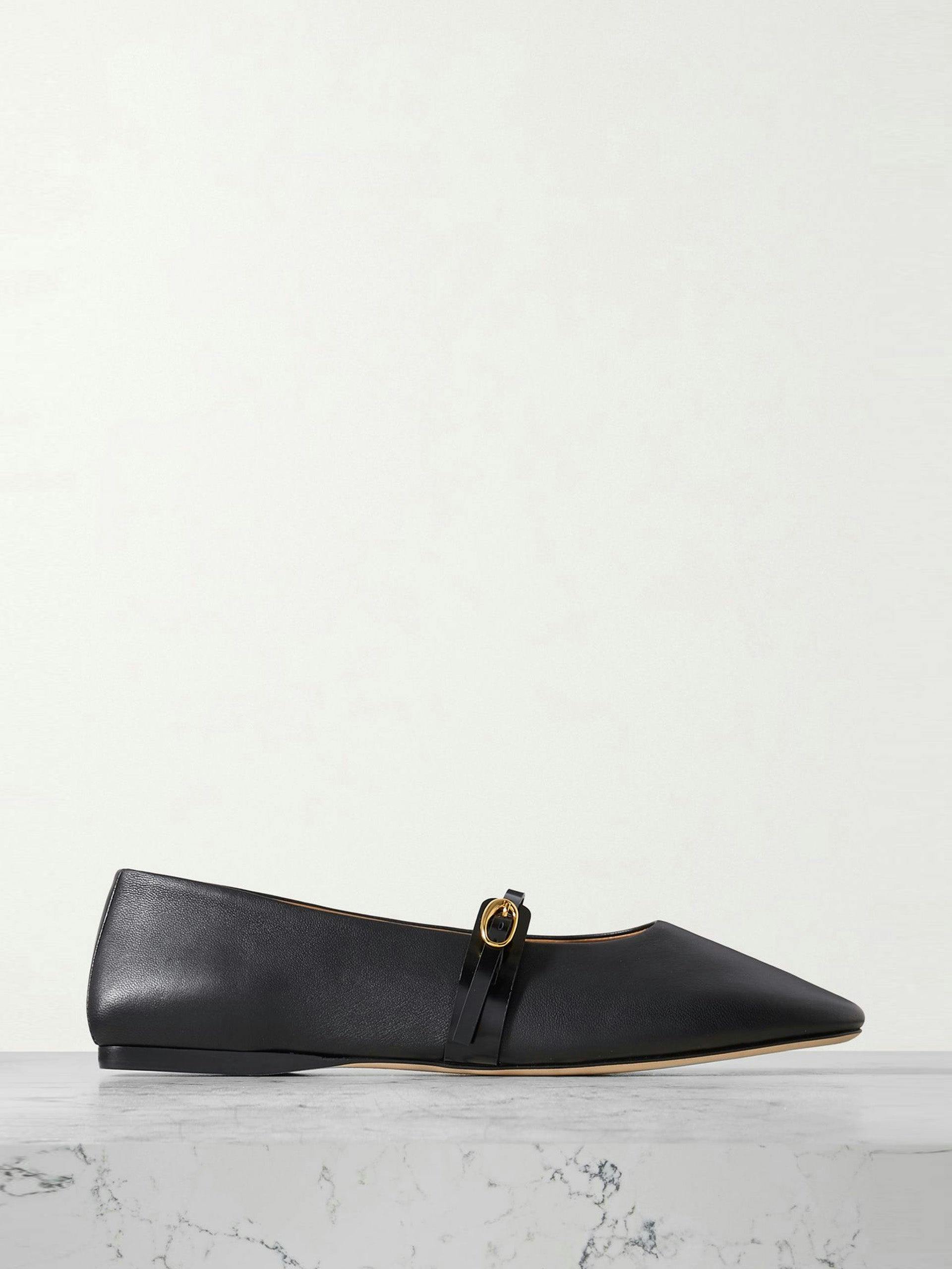 Rondes leather Mary Jane ballet flats