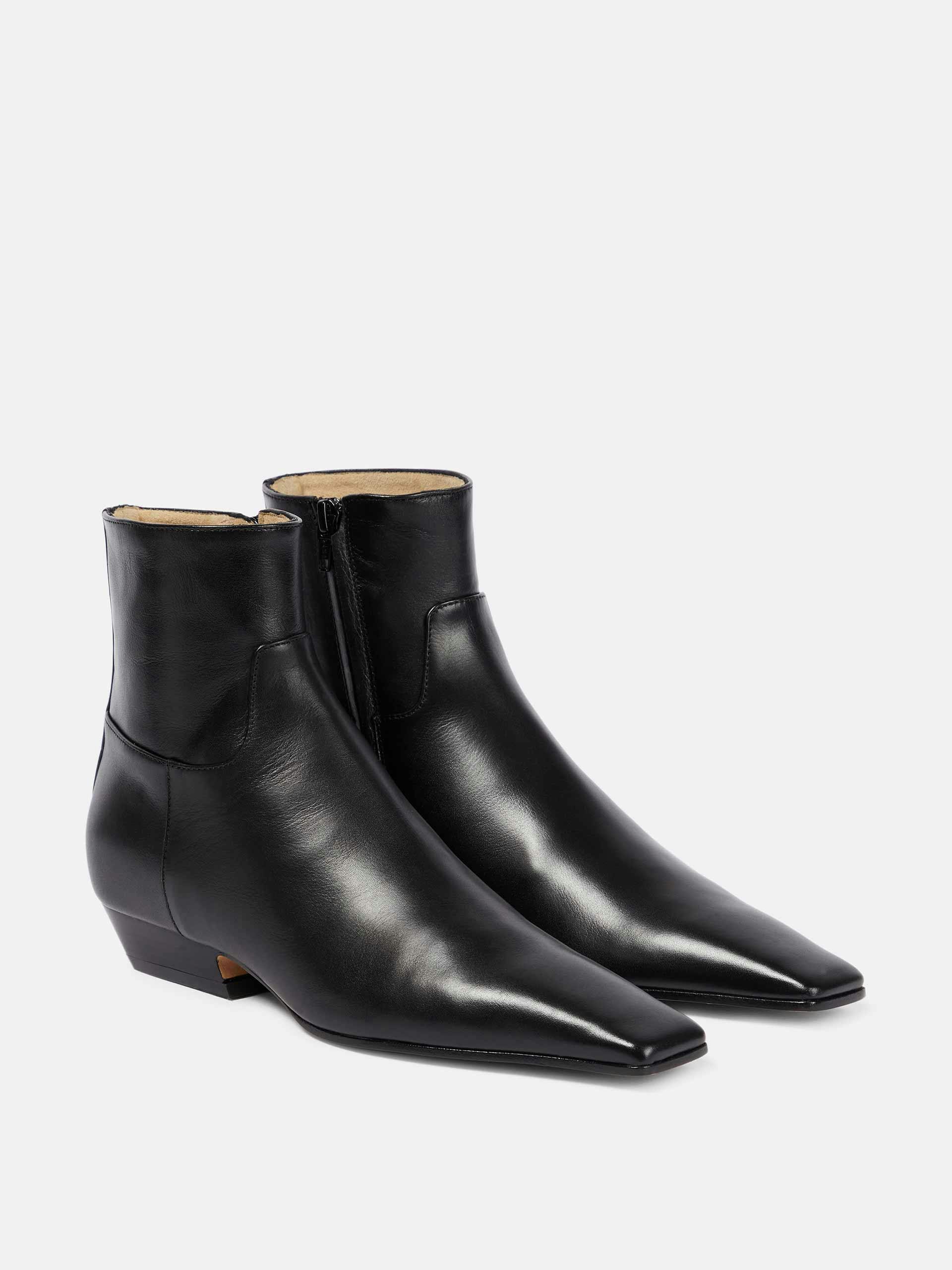 Marfa leather ankle boots