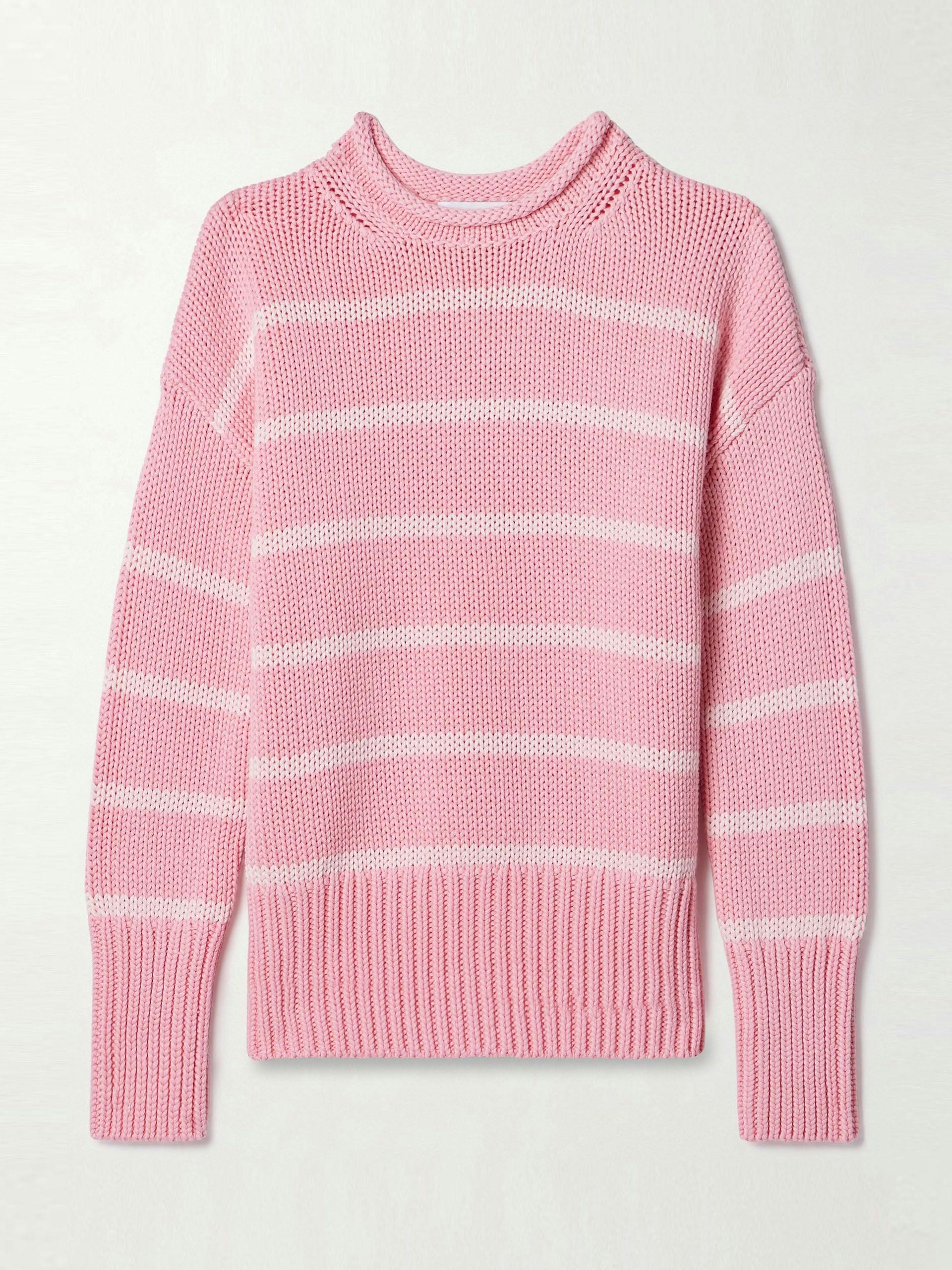 Marina striped cotton sweater